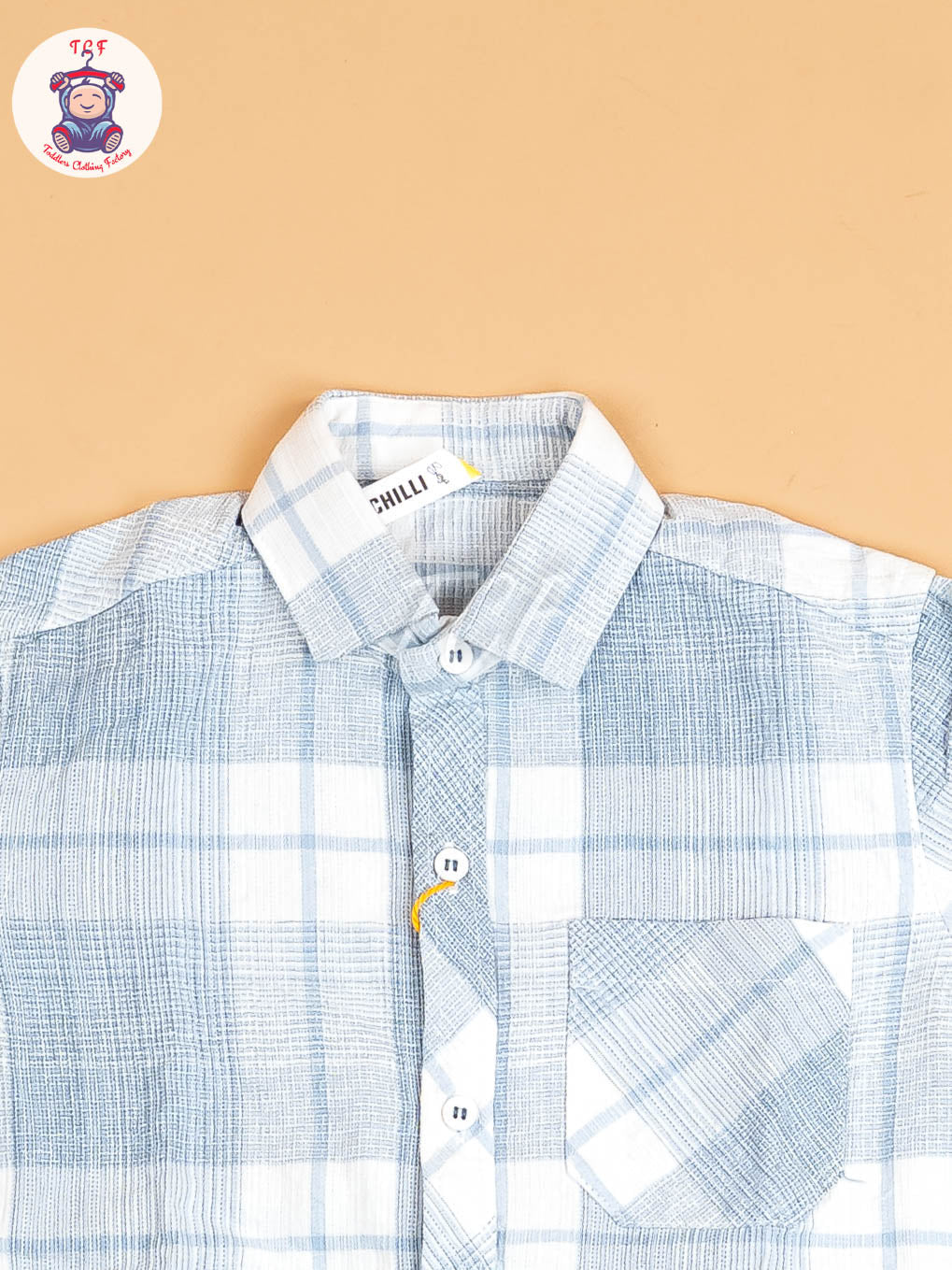 White & Light Blue - Boys Readymade Shirt