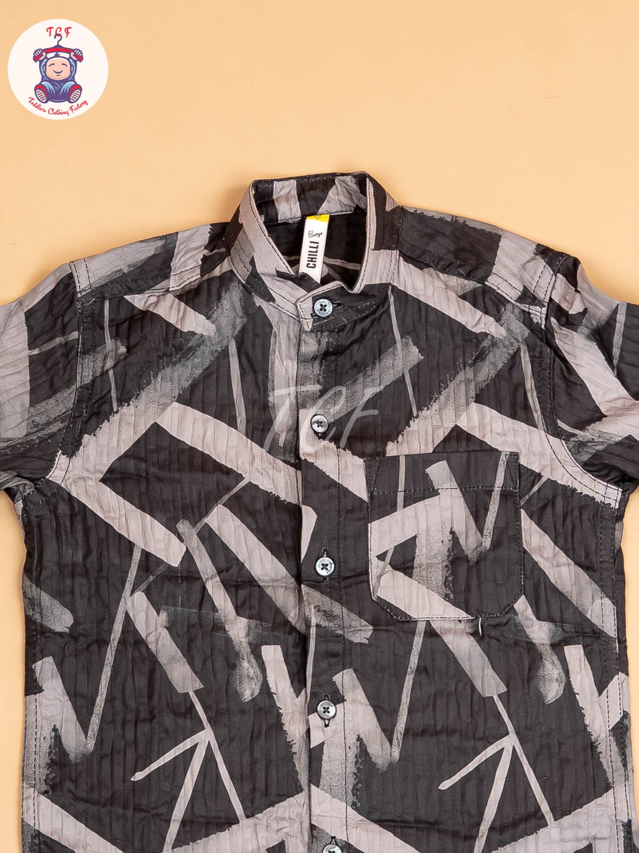 Black - Boys Readymade Shirt
