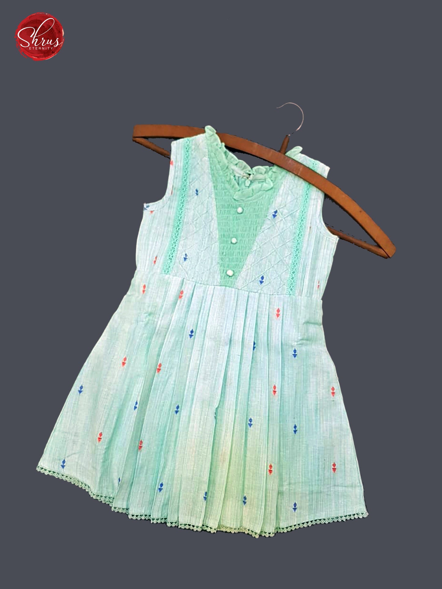 Pista Green- Readymade Top - Shop on ShrusEternity.com