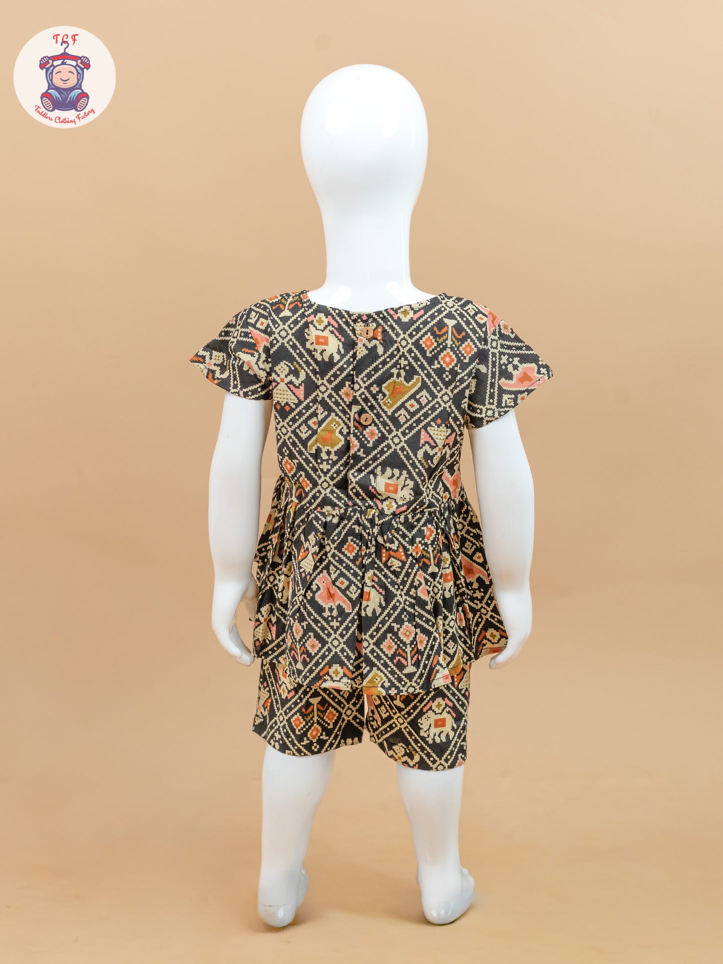 Black & Cream - Ajrakh printed Co-ords Sets