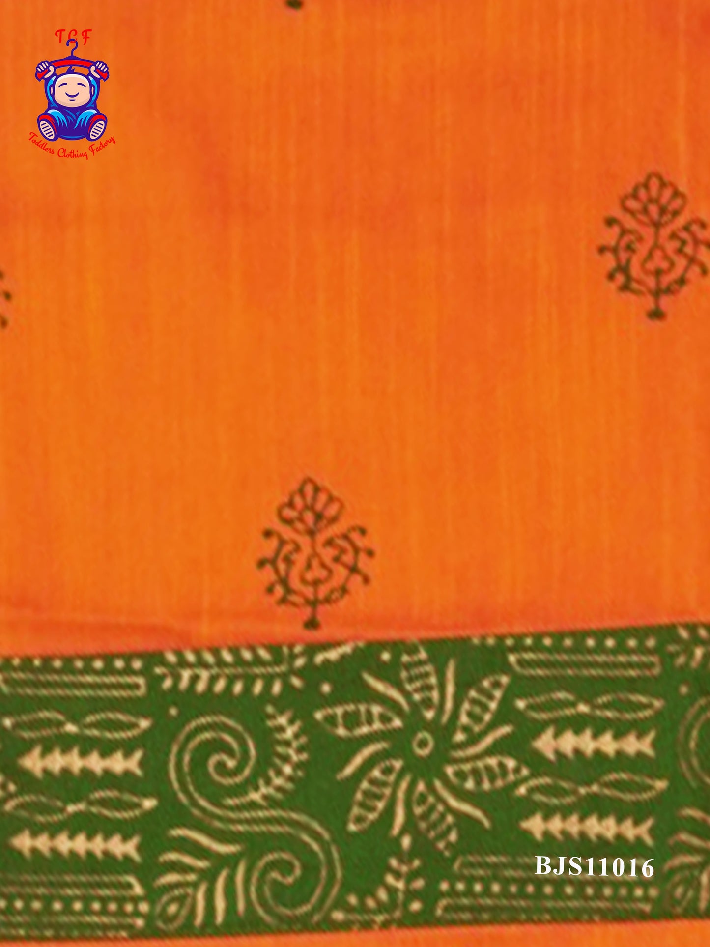 Orange & Green - Pavadai Sattai