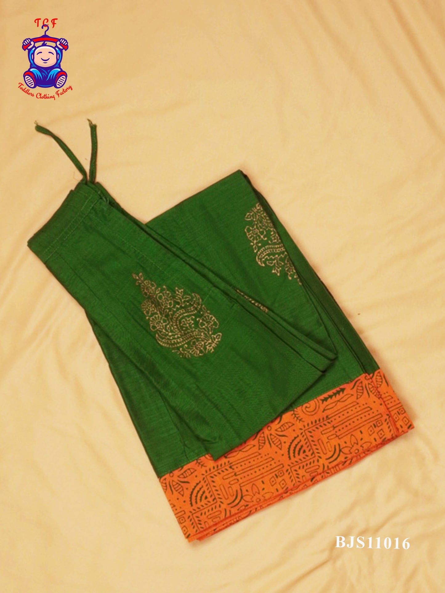 Orange & Green - Pavadai Sattai