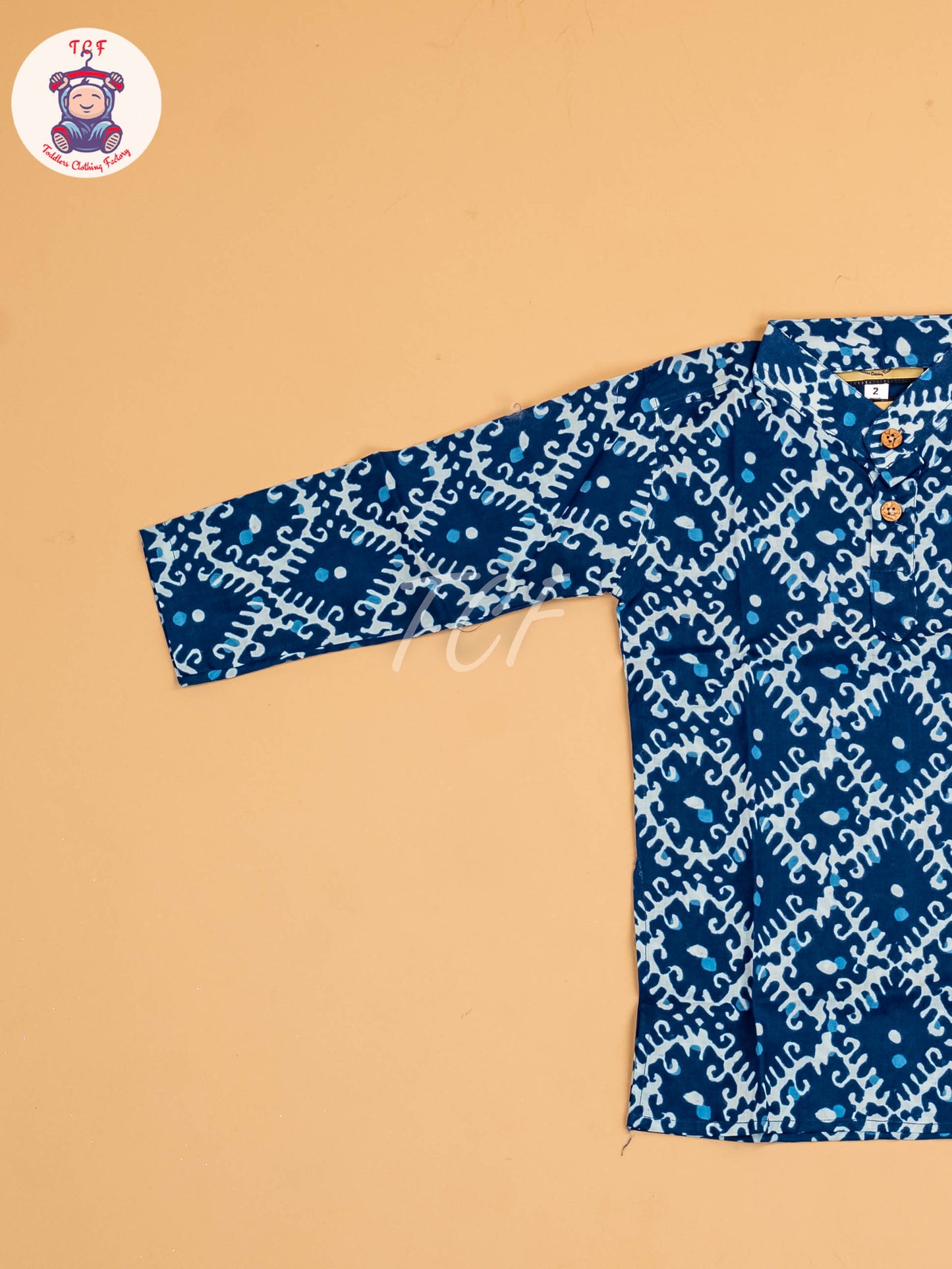 Indiogo - Boys Printed Long Kurta
