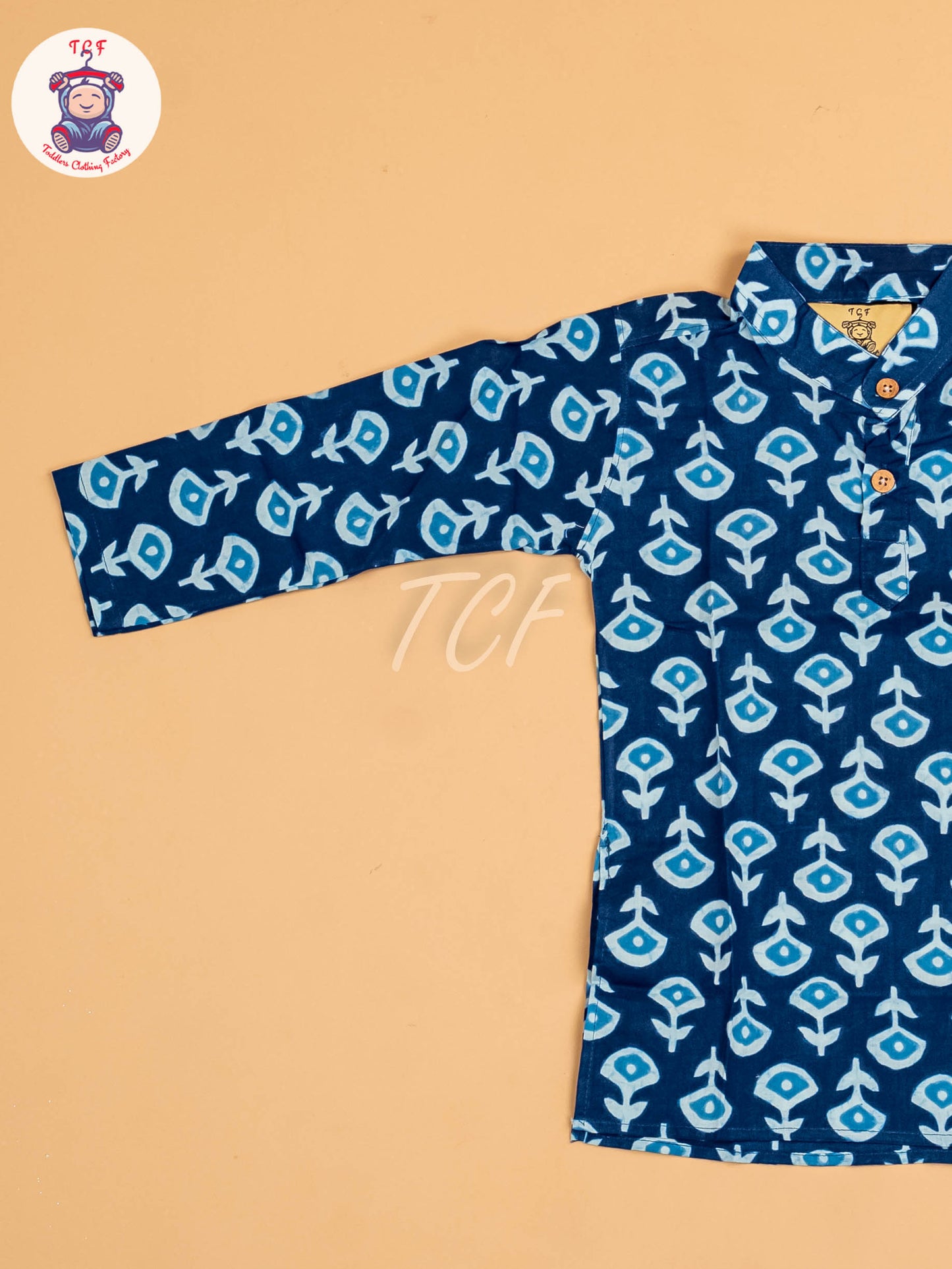 Indiogo - Boys Printed Long Kurta