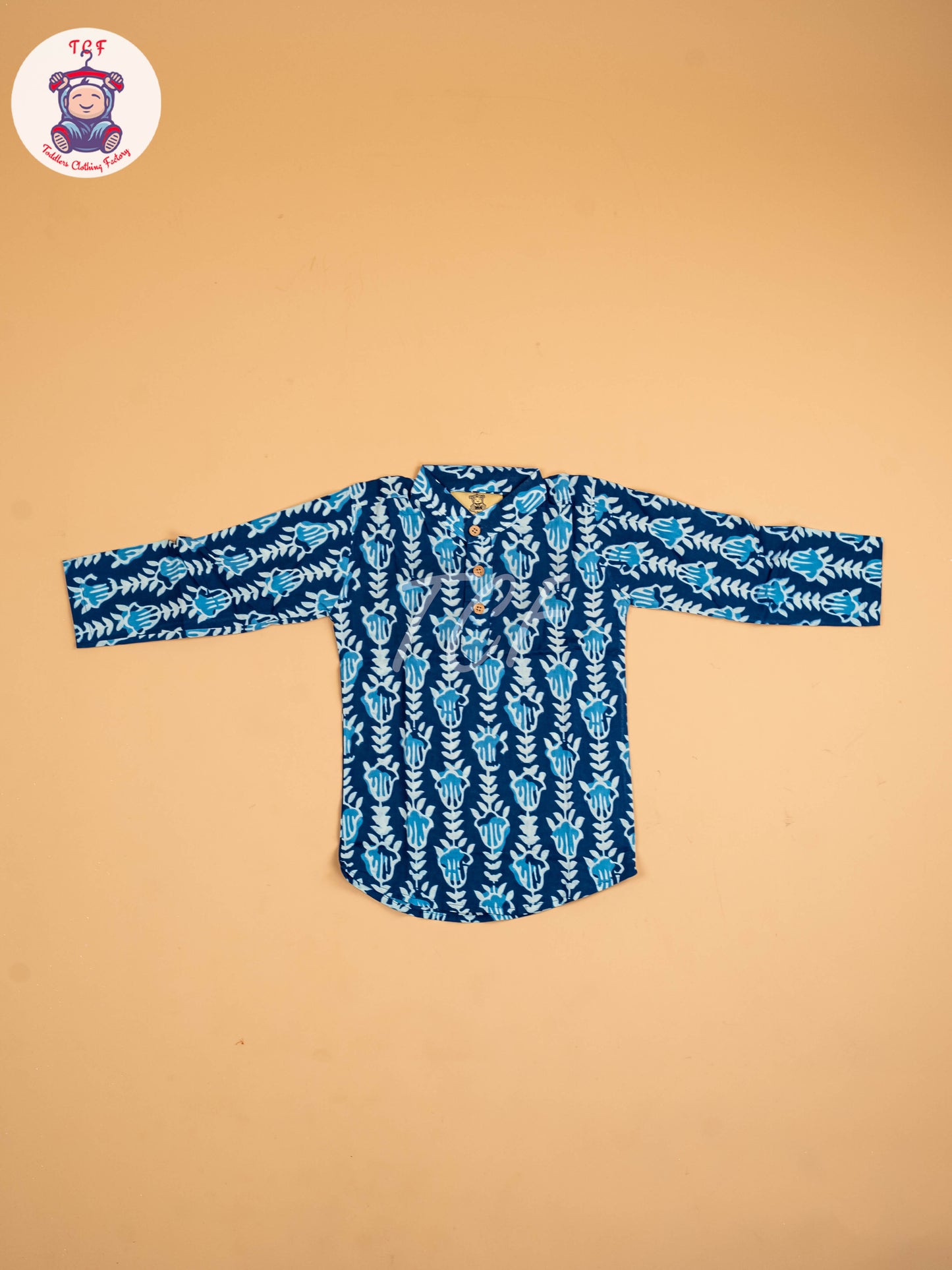 Indiogo - Boys Printed Long Kurta