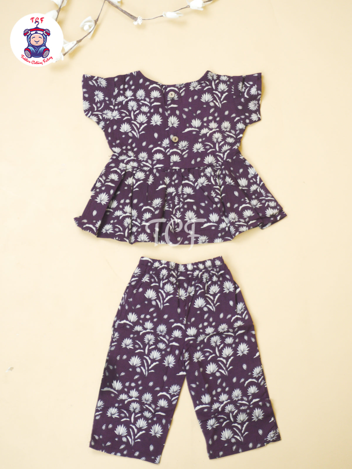 Purple - Jaipur Floral printed Co-ords Sets