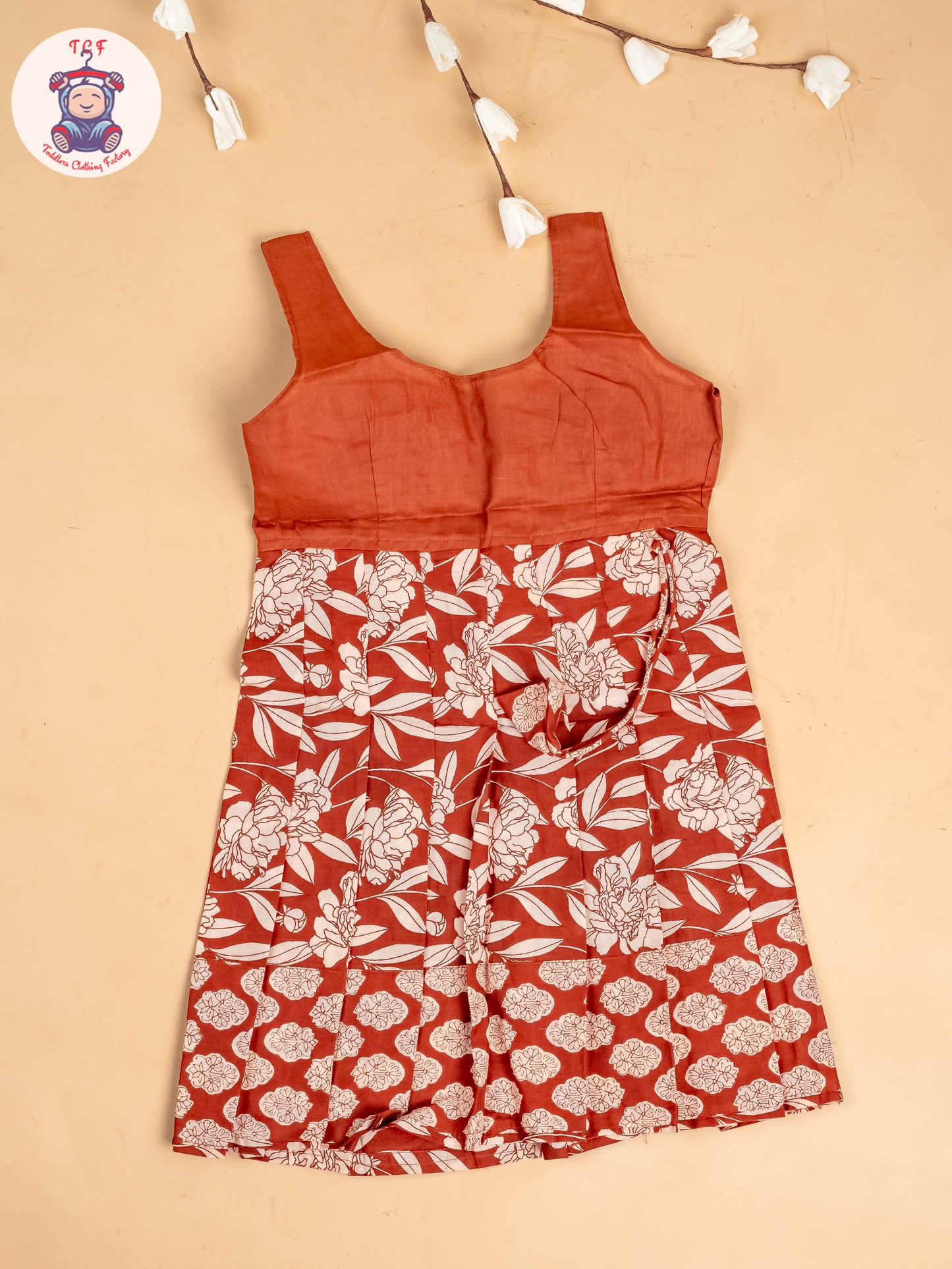 Maroon - Girls Jaipur Cotton Pavadai Sattai