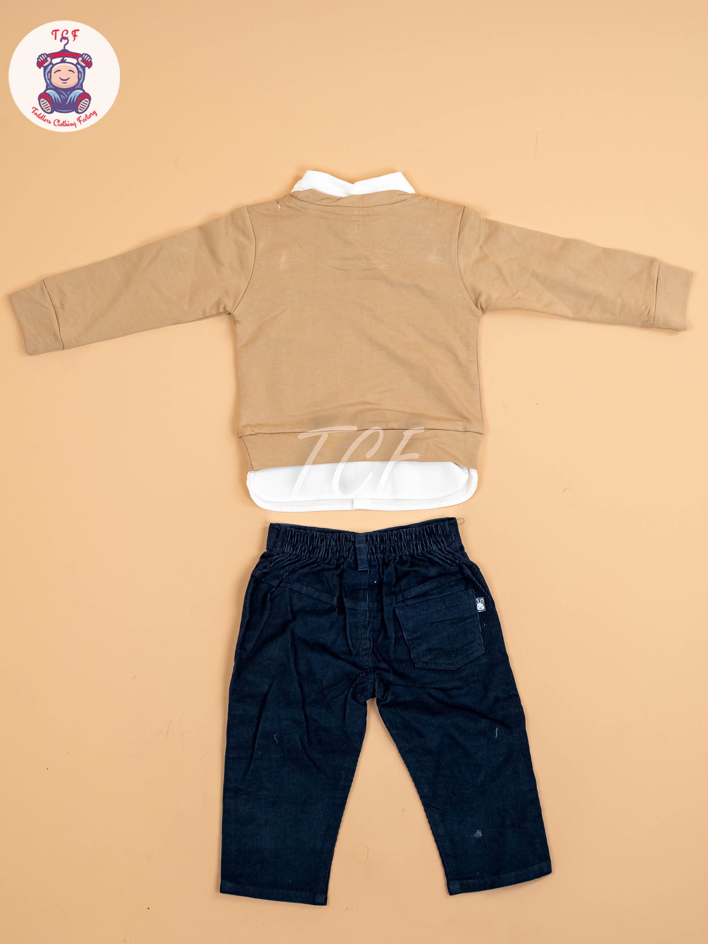 Light Brown - Boys Shirt & Pant
