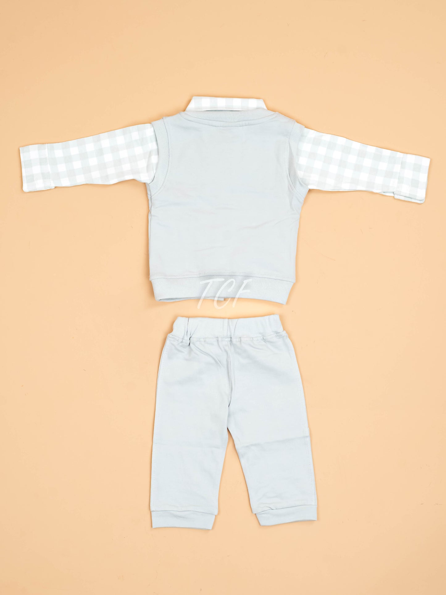 White & Grey - Shirts & Pants