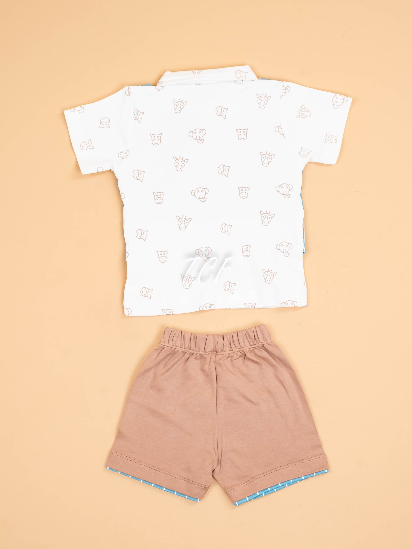 White & Blue -T-Shirts & Shorts