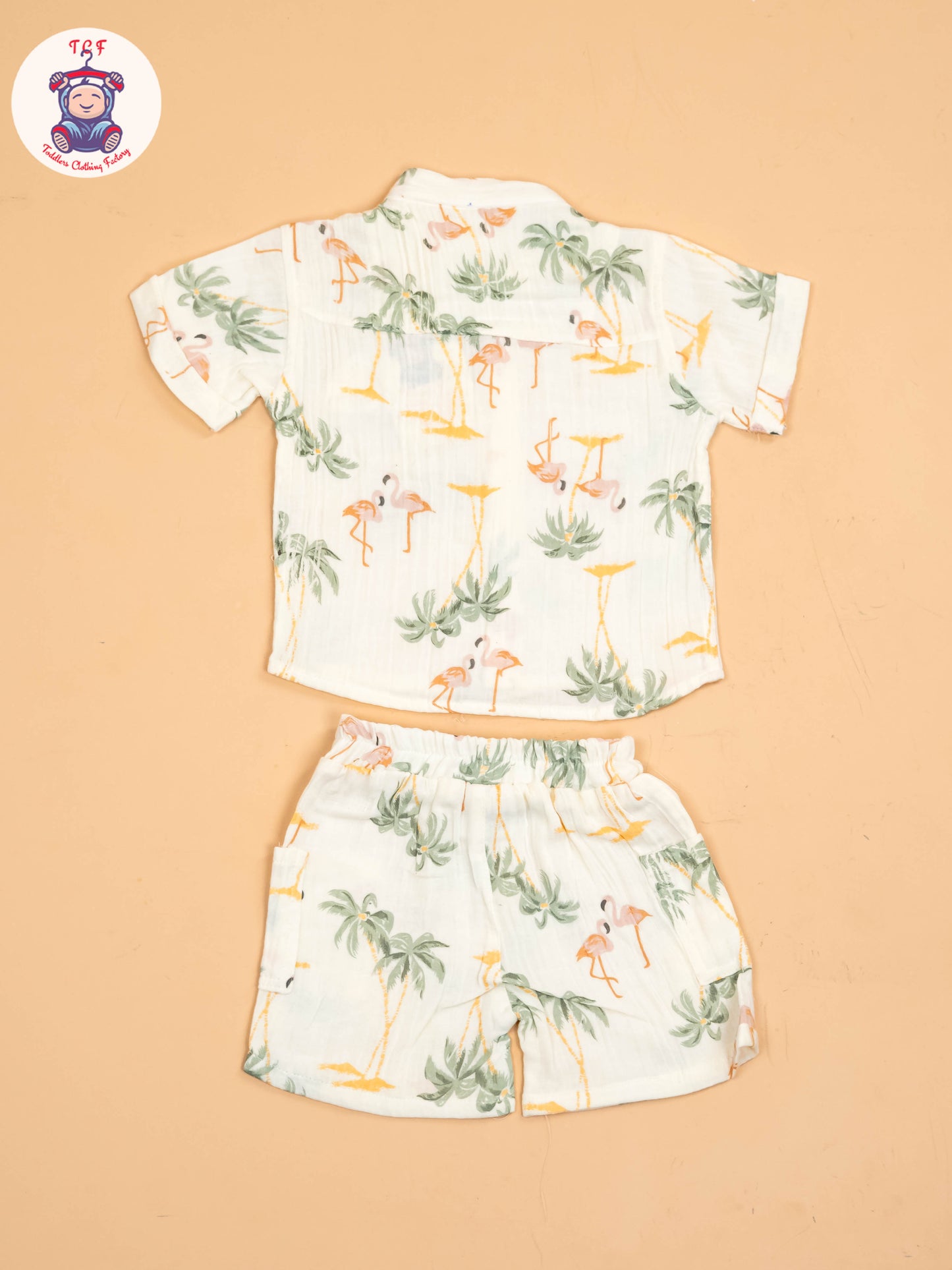 White & Green - Shirts & Shorts