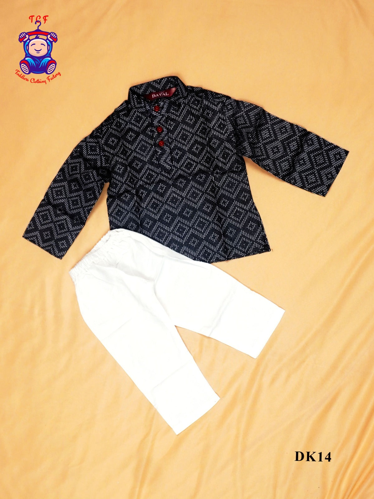 Black & White - Kids Readymade Kurta Sets