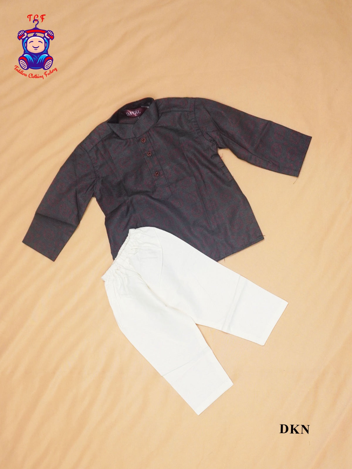 Light Green & Cream - Boys Readymade Kurta Sets