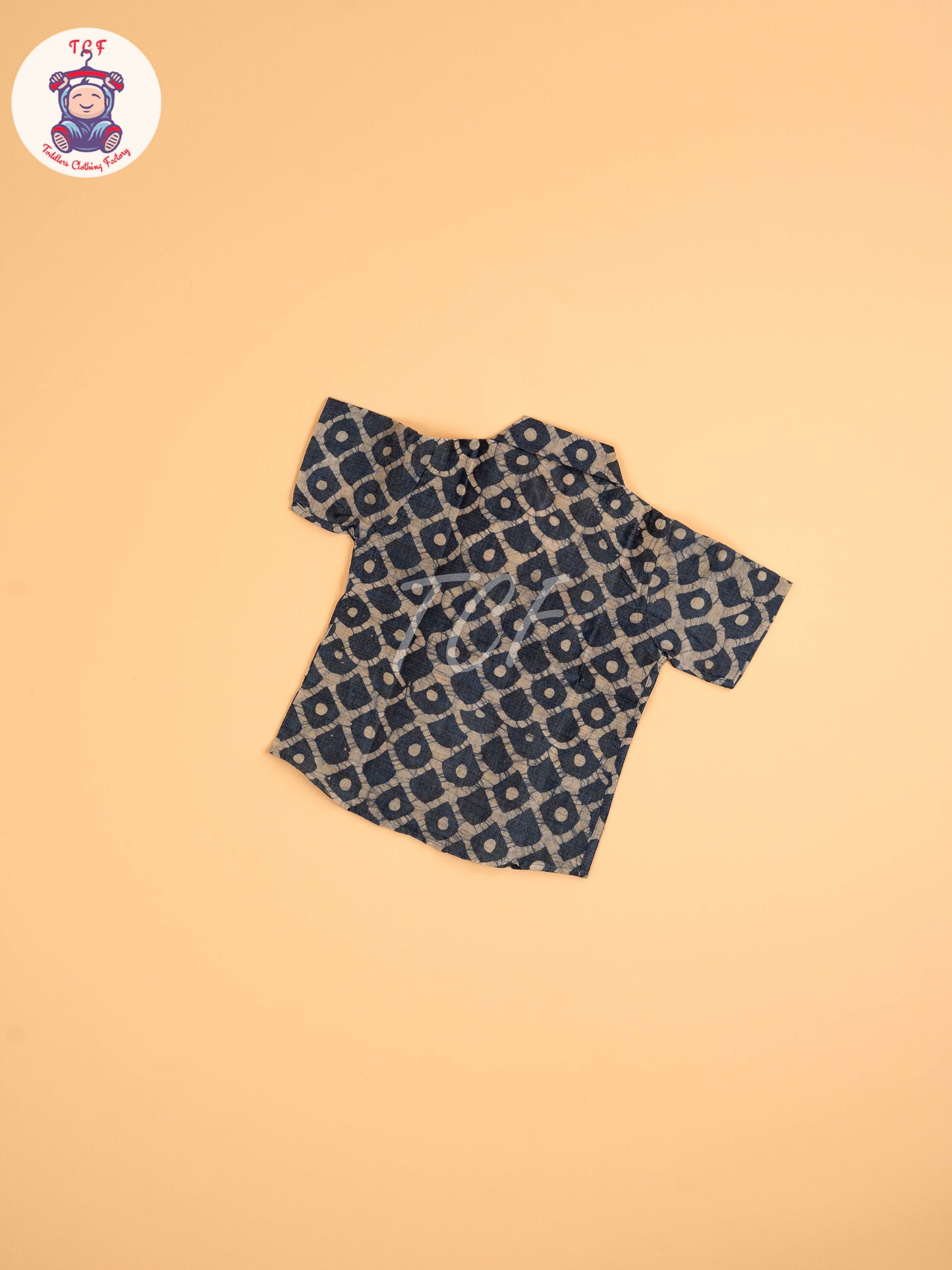 Grey & Beige - Boys Readymade Bhatik Shirts