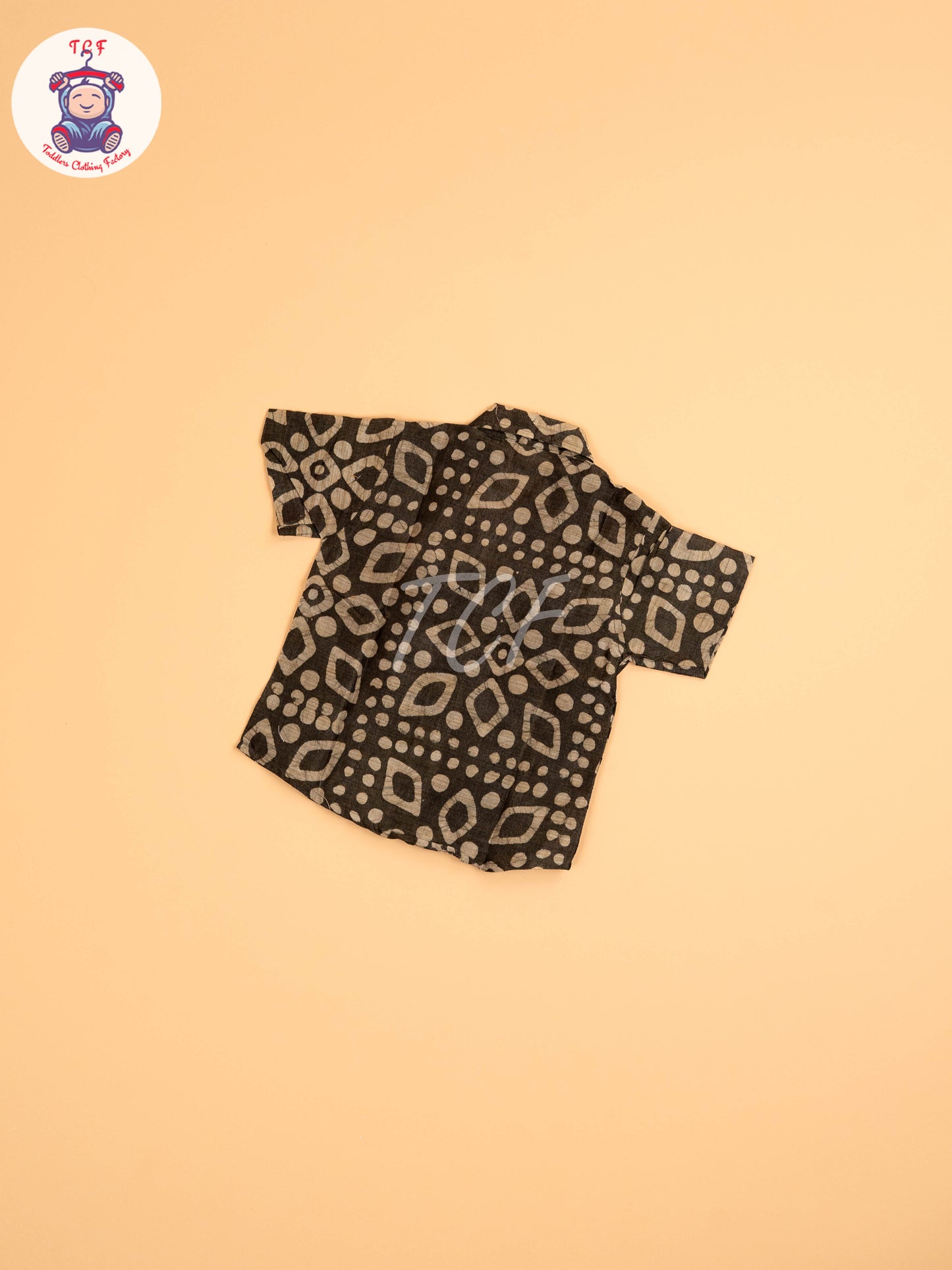 Brown & Beige - Boys Readymade Bhatik Shirts