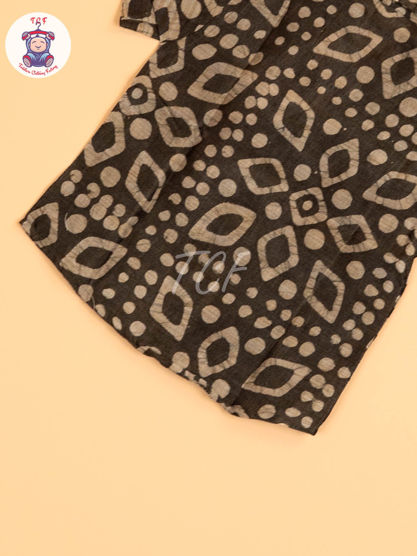 Brown & Beige - Boys Readymade Bhatik Shirts