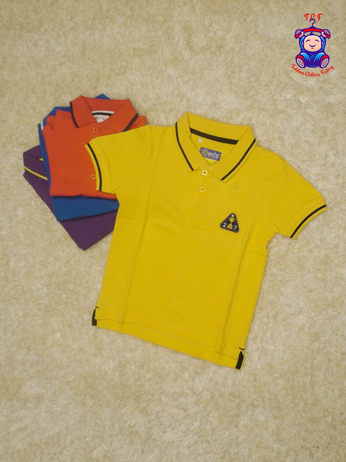 Boys Polo T-shirt Yellow