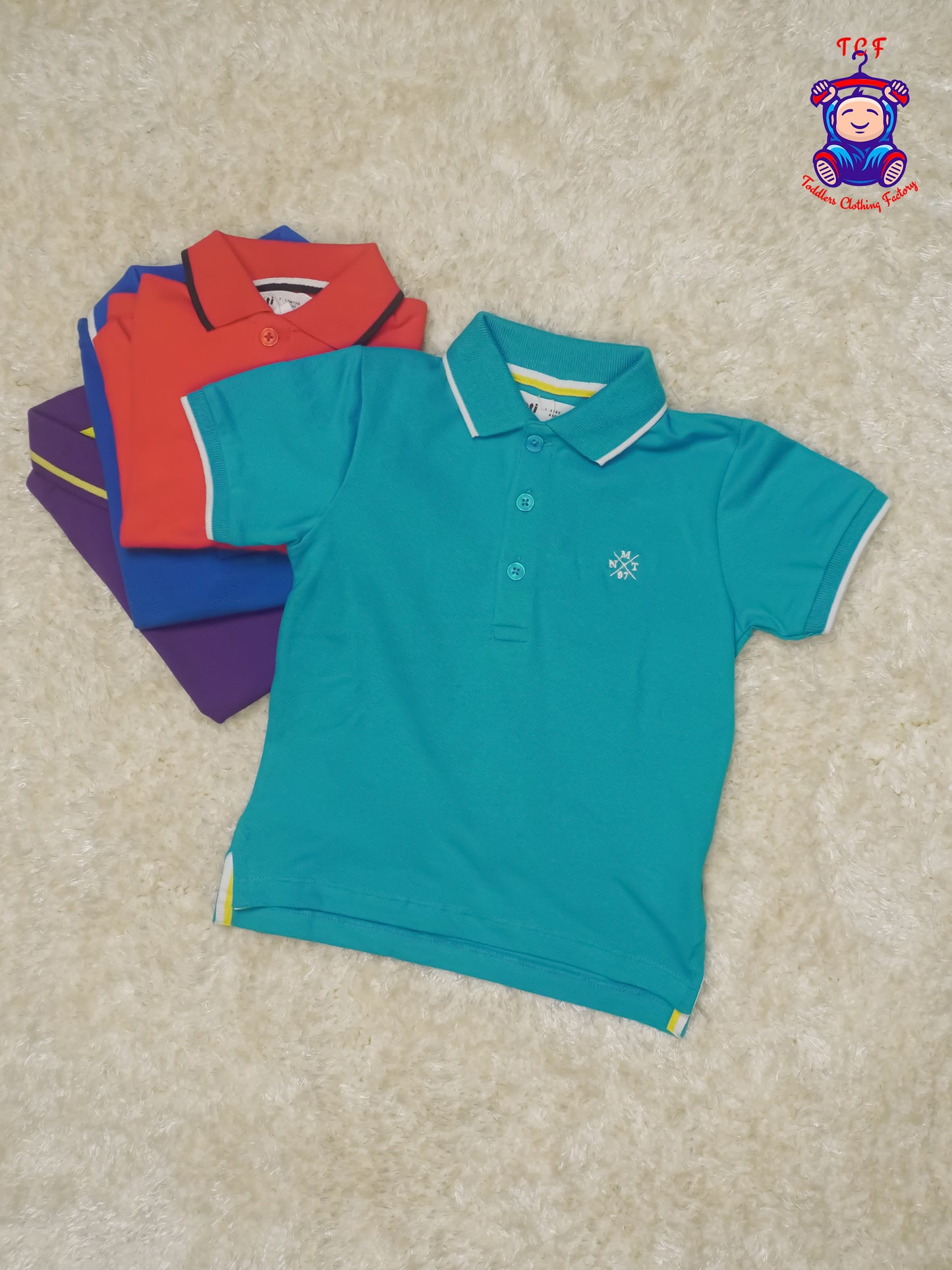 Sky Blue - Boys Readymade Collor T-Shirts