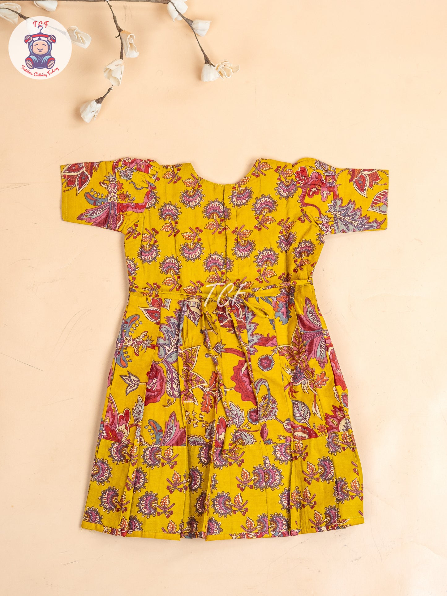 Mustard - Girls Readymade Long Frock
