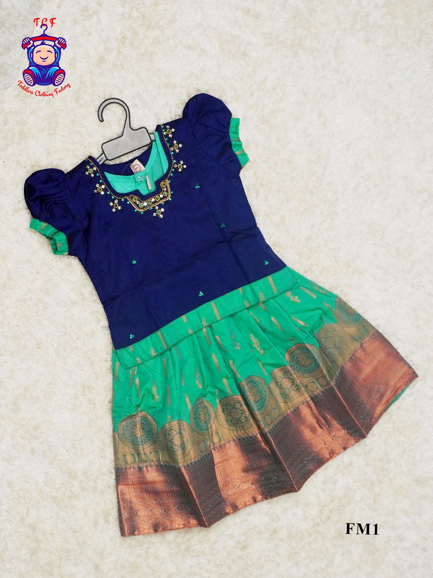 Blue - Newborn Pavadai Sattai