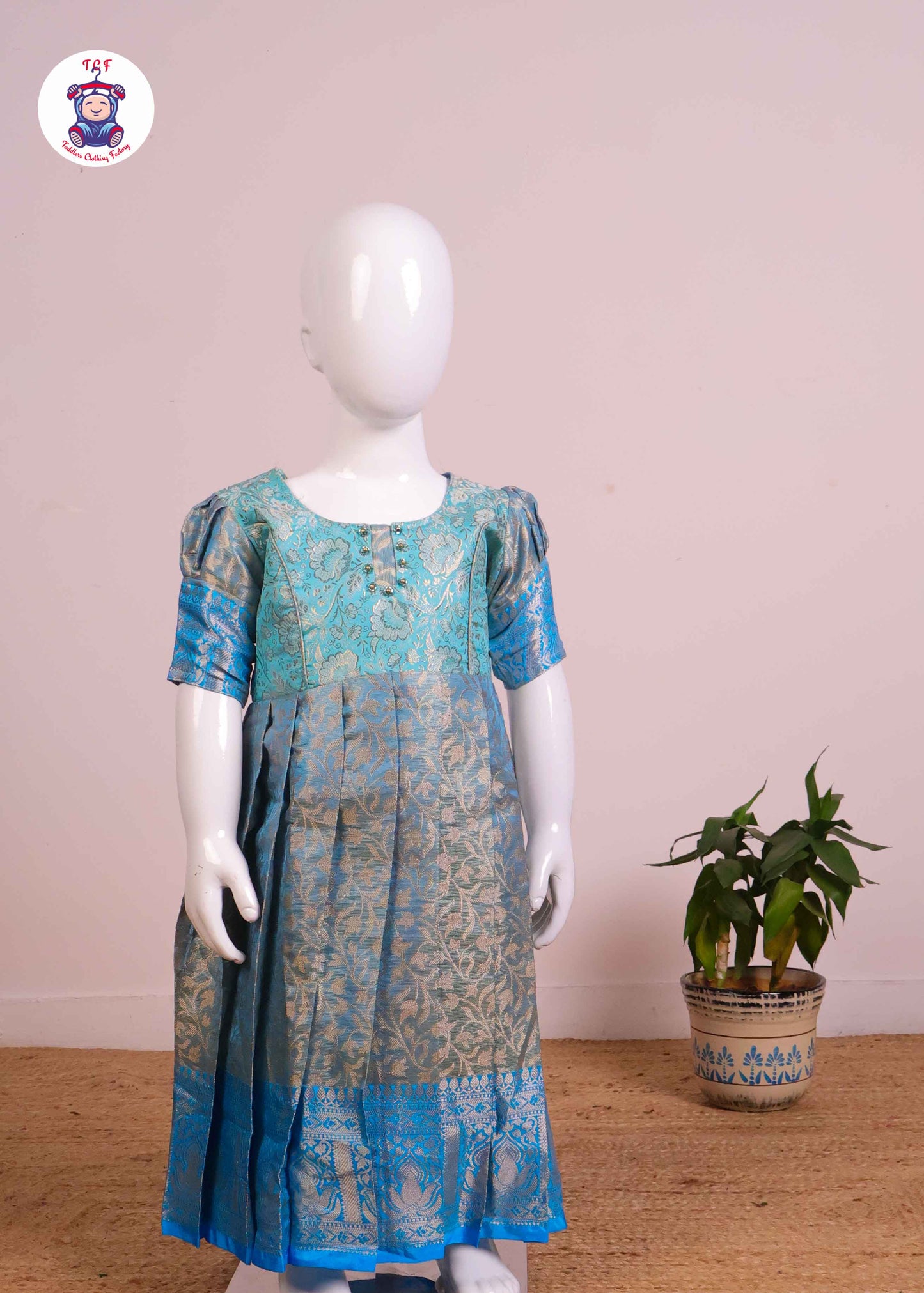 Sky Blue - Long Frock