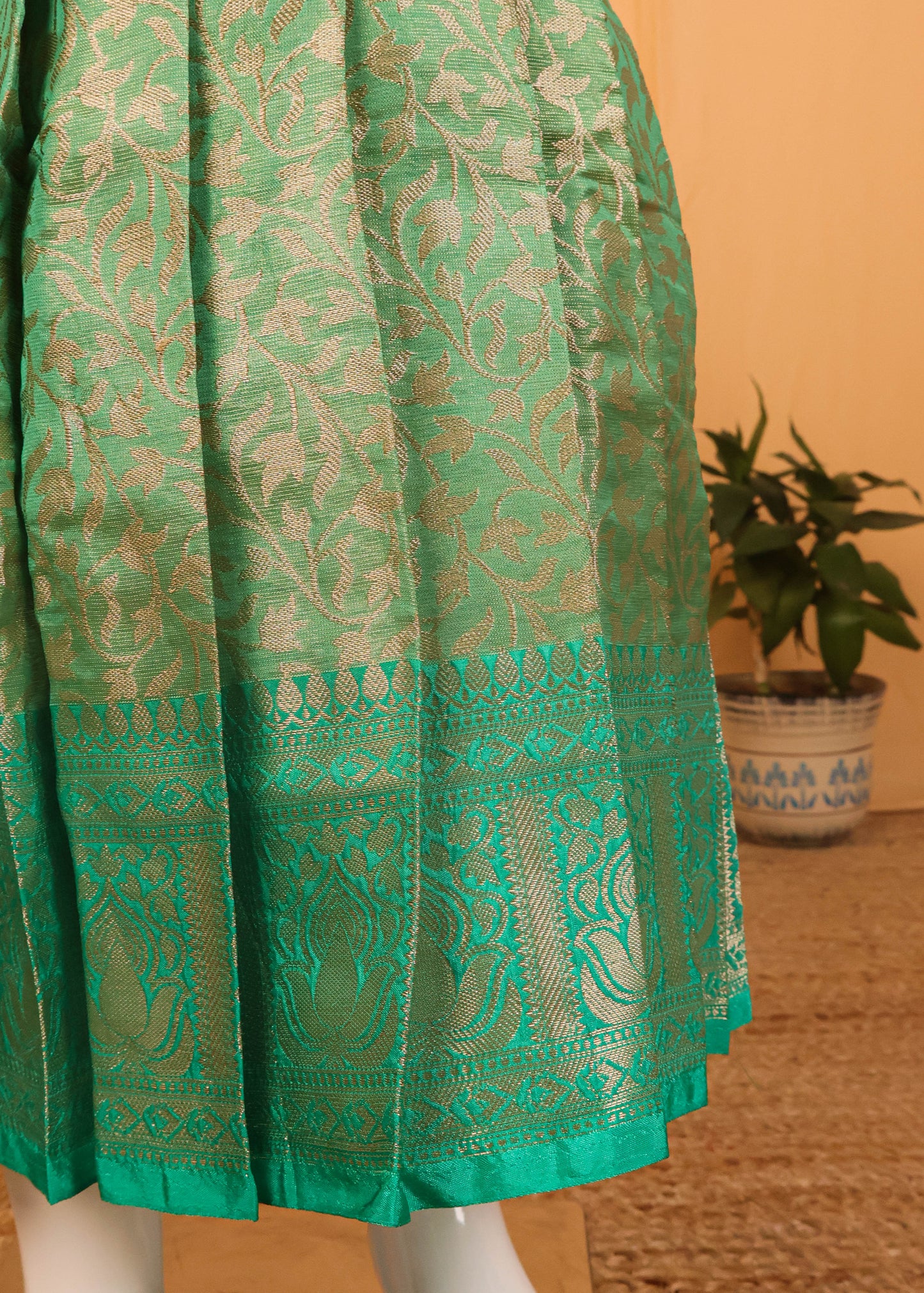 Pastel Green - Long Frock