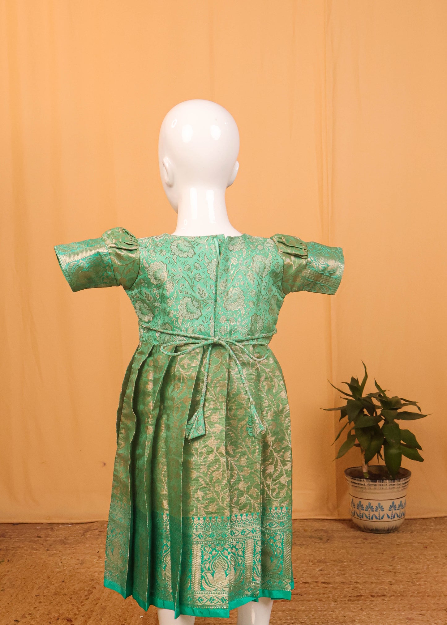 Pastel Green - Long Frock