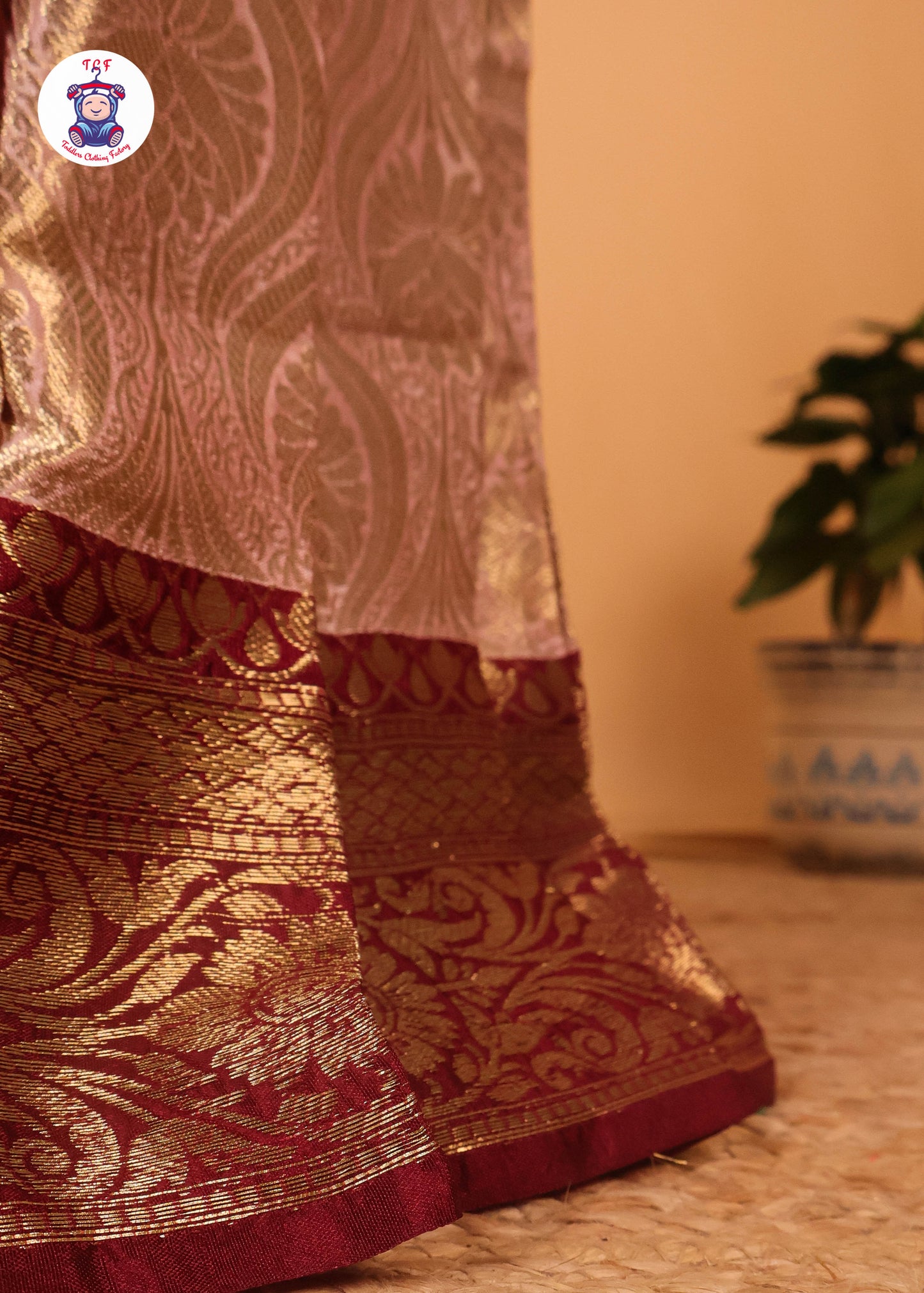 Wine - Long Frock