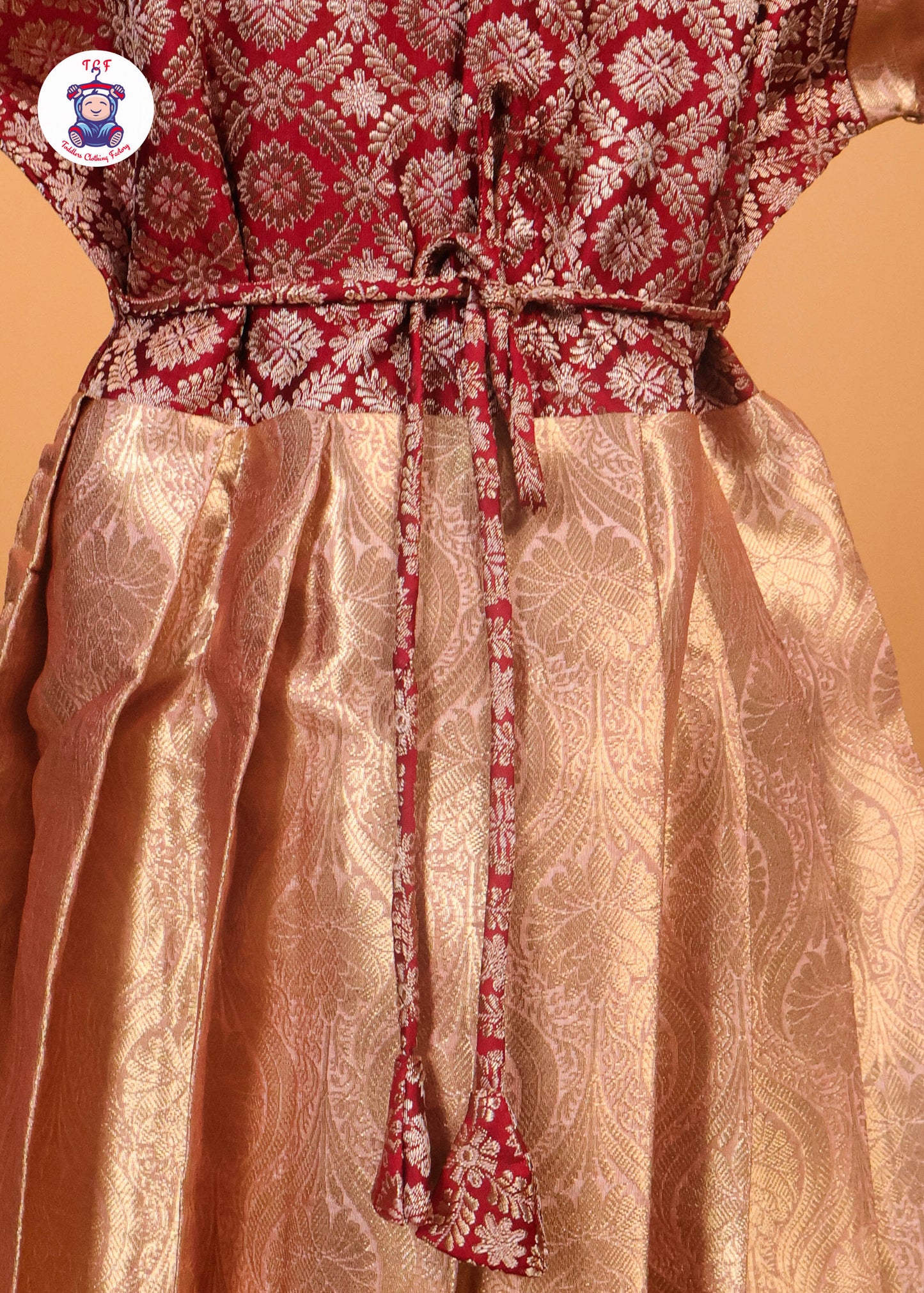 Wine - Long Frock