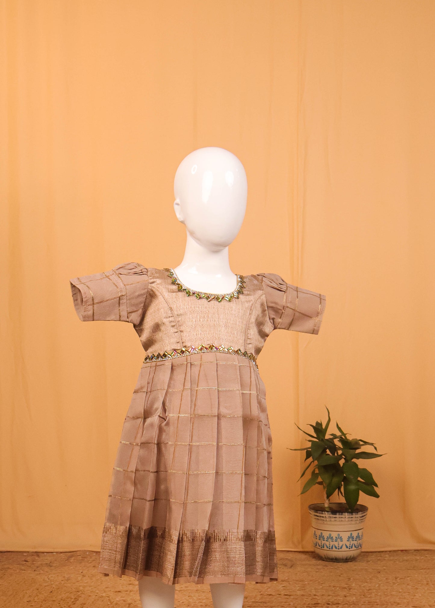 Brown - Long Frock