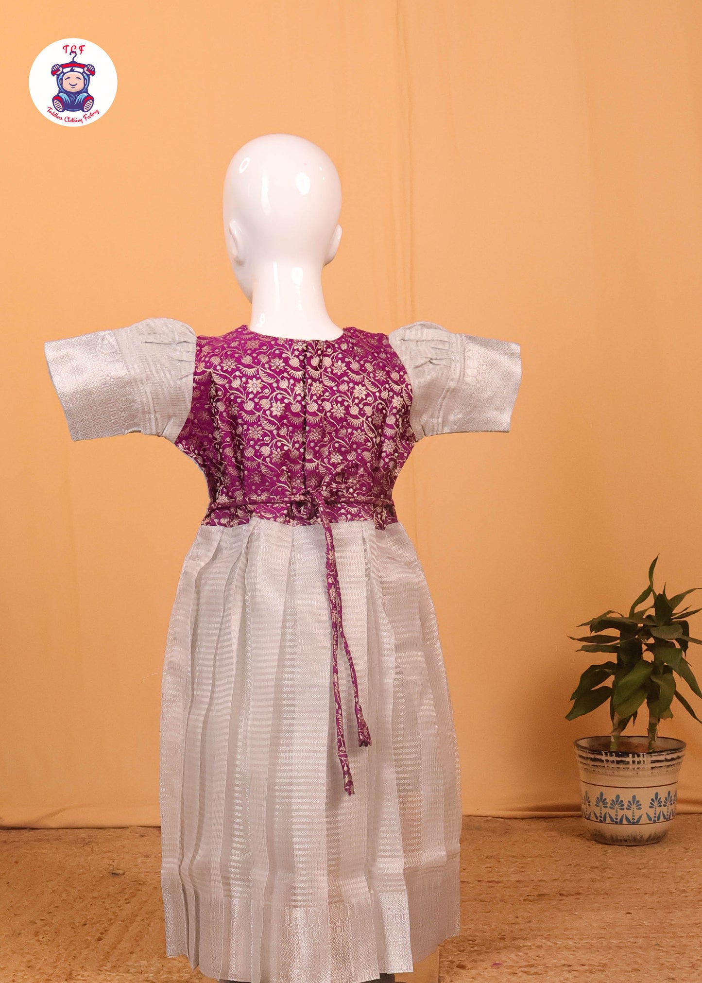 Purple - Long Frock