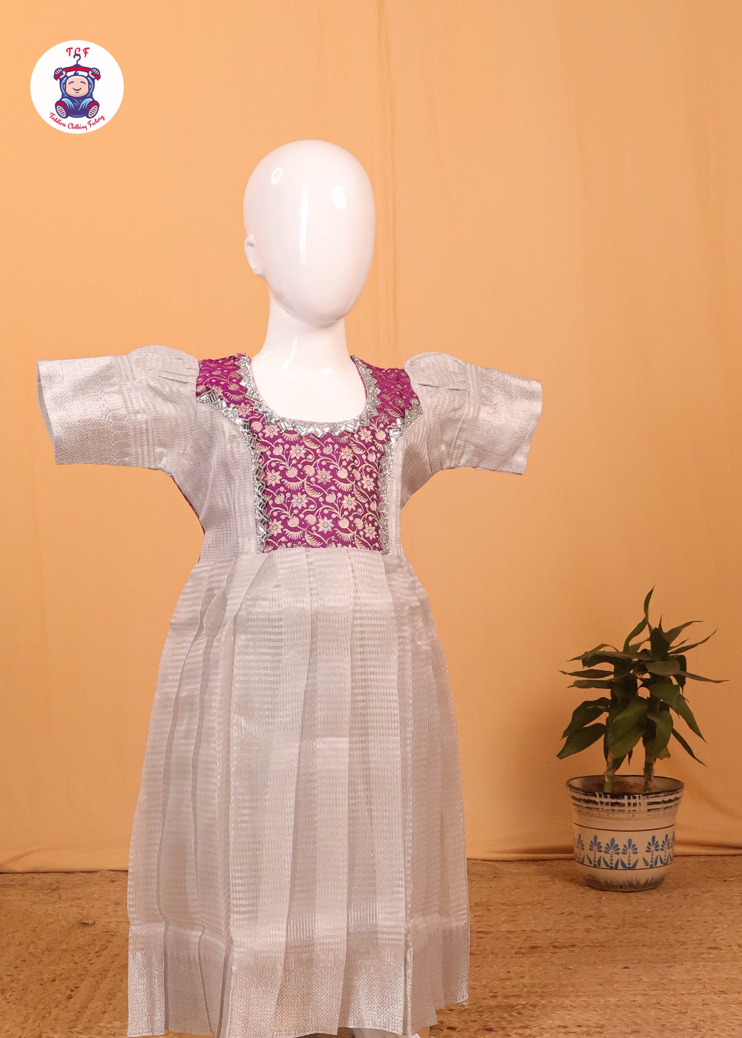Purple - Long Frock