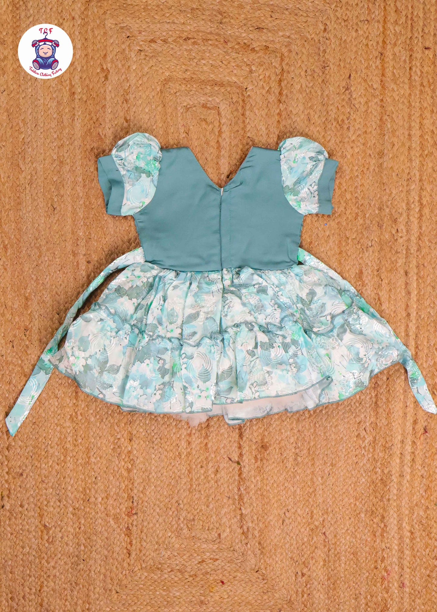Baby Blue - Kids Readymade Frock