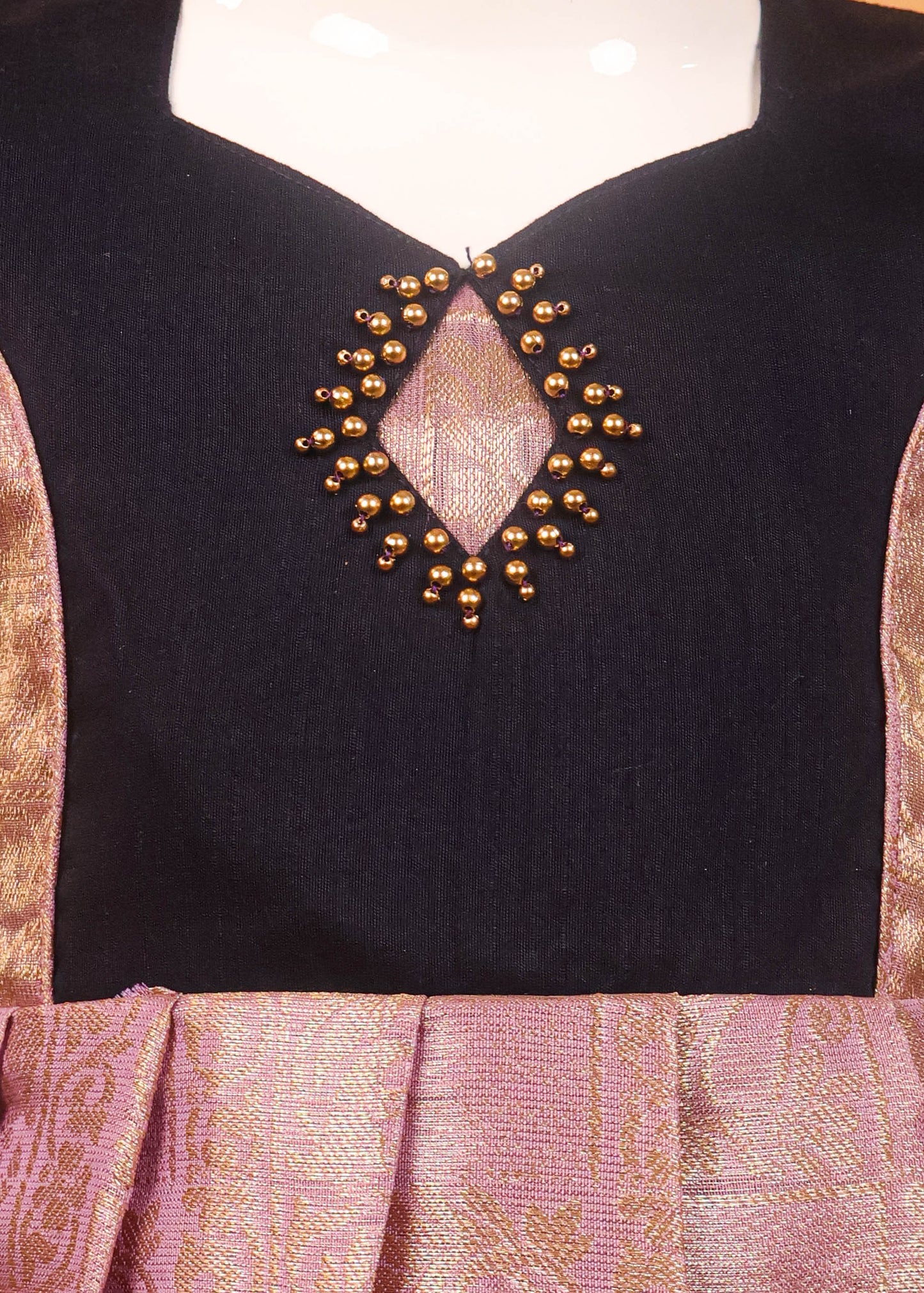 Blue & Spanish Pink - Long Frocks