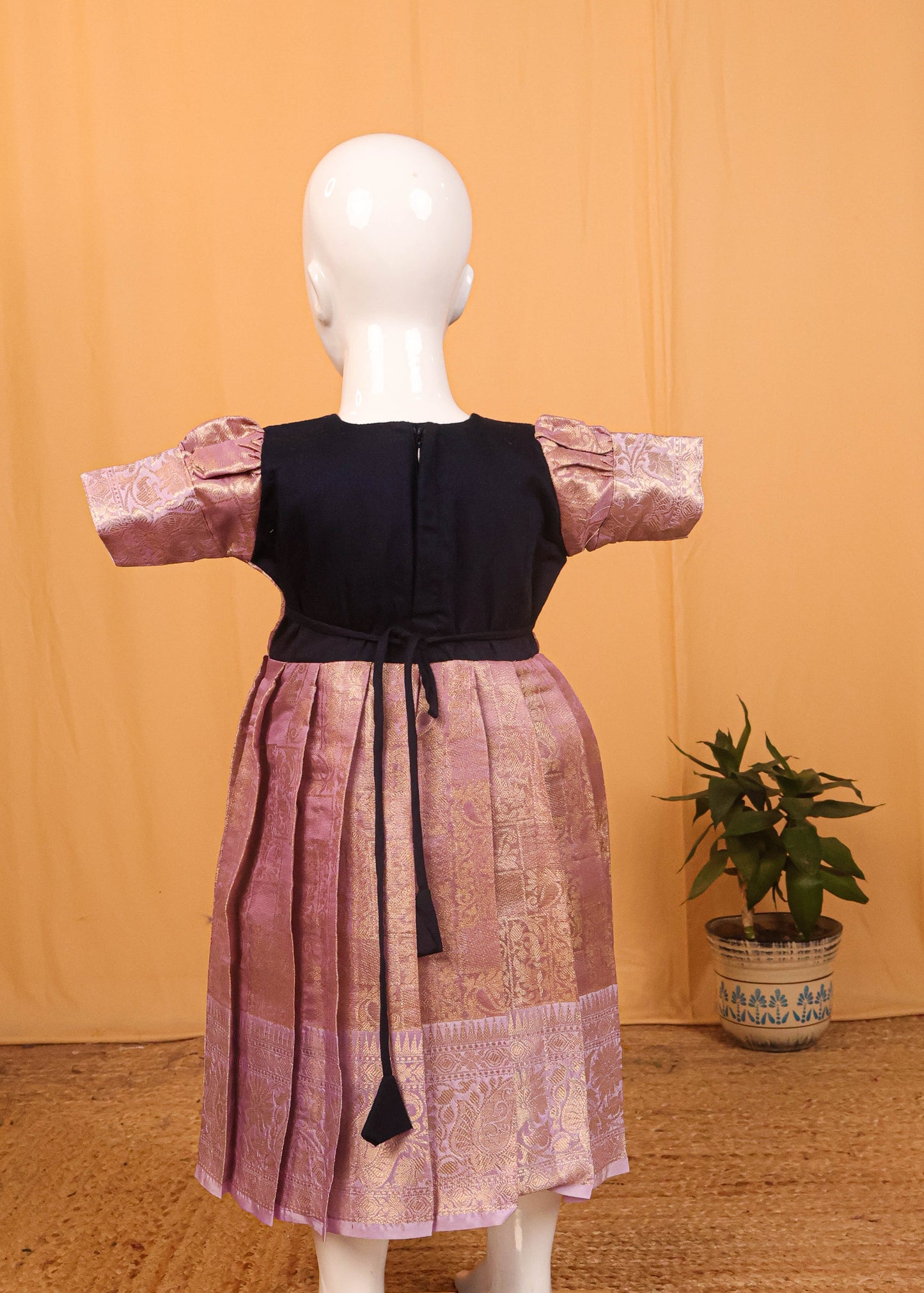 Blue & Spanish Pink - Long Frocks