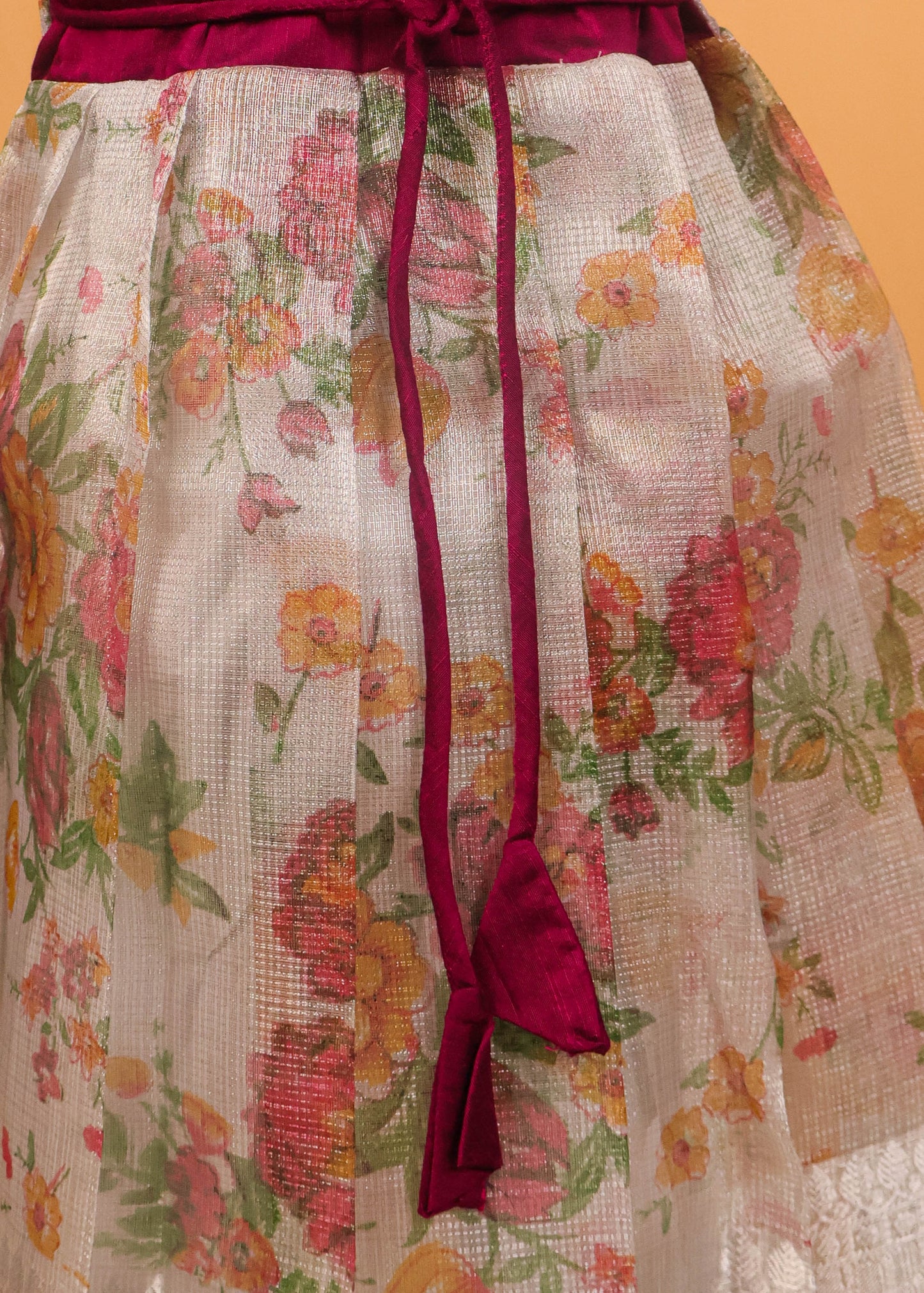Magenta & Grey - Long Frock