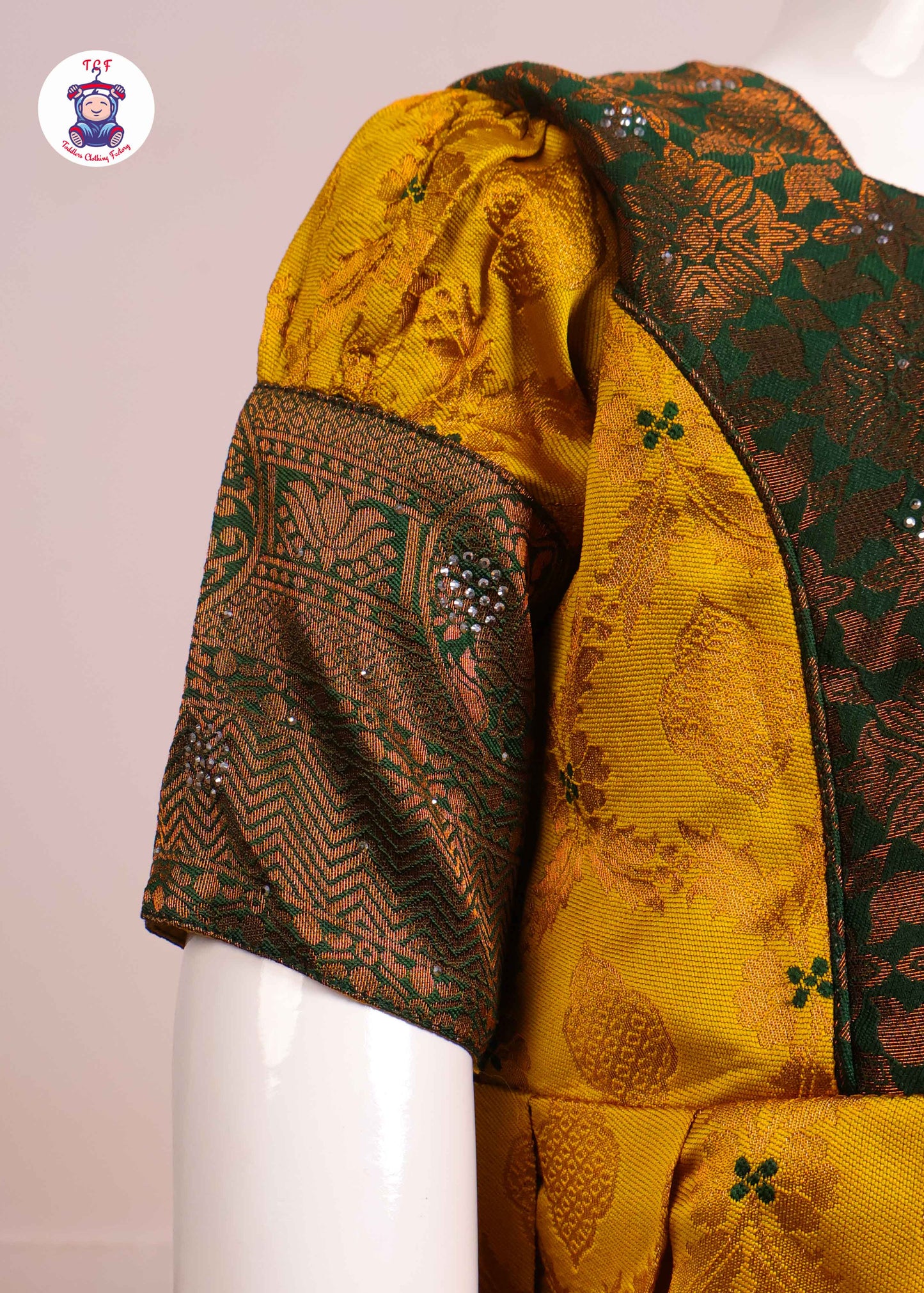 Green & Seaweed - Long Frock