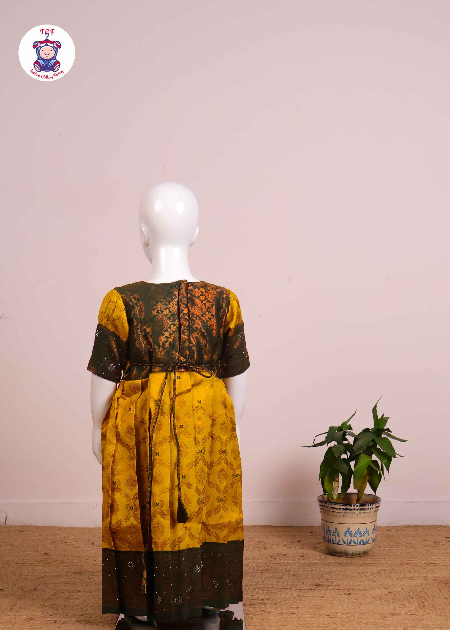 Green & Seaweed - Long Frock