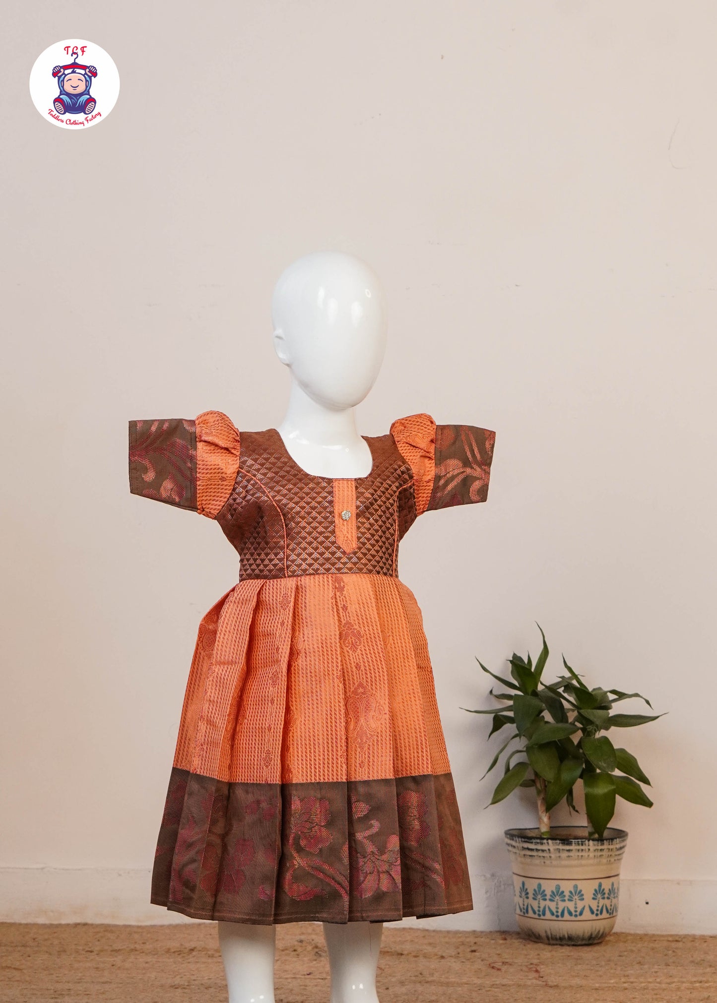 Shades of Cinnamon - Long Frock