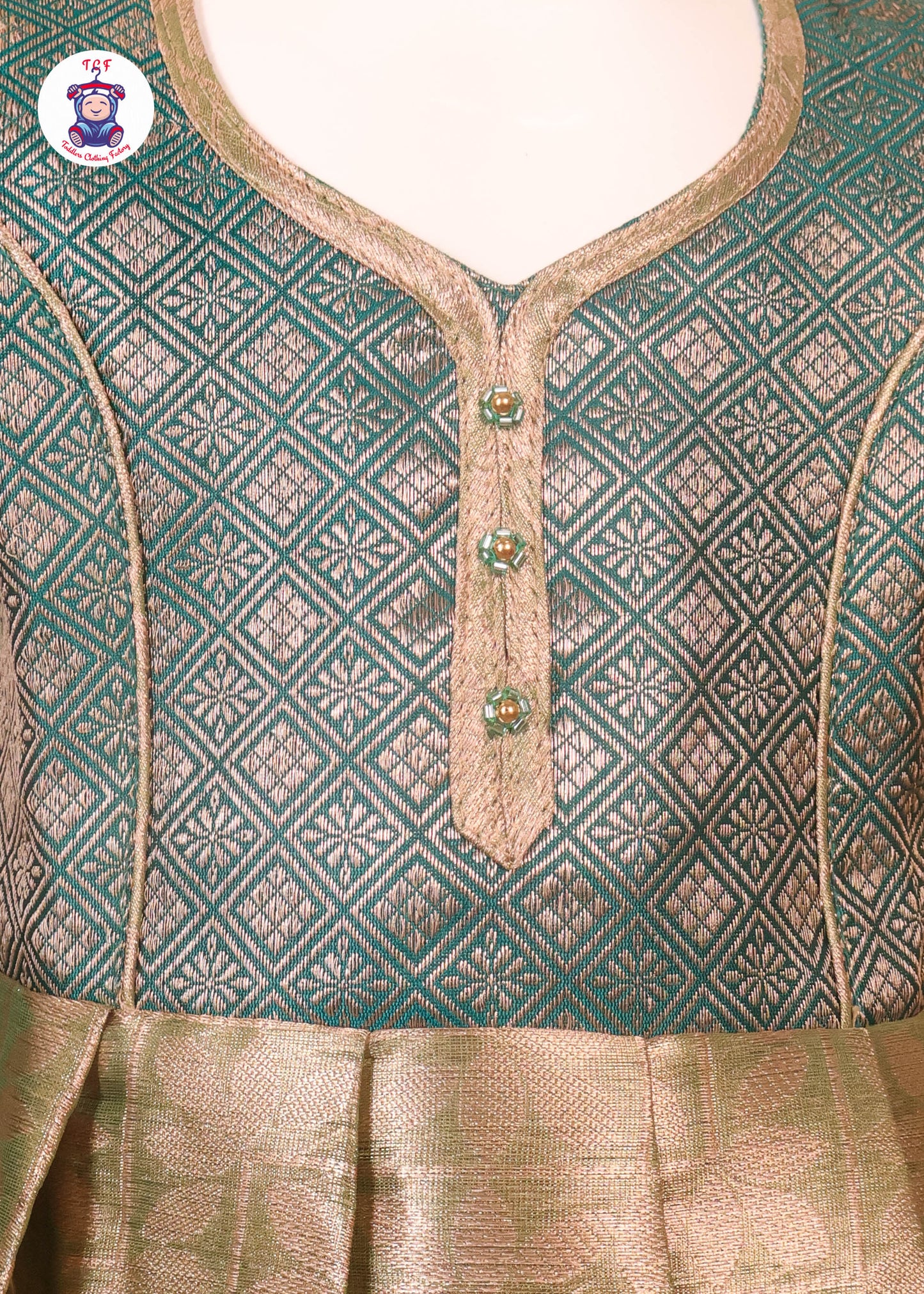 Shades of Turquoise - Long Frock