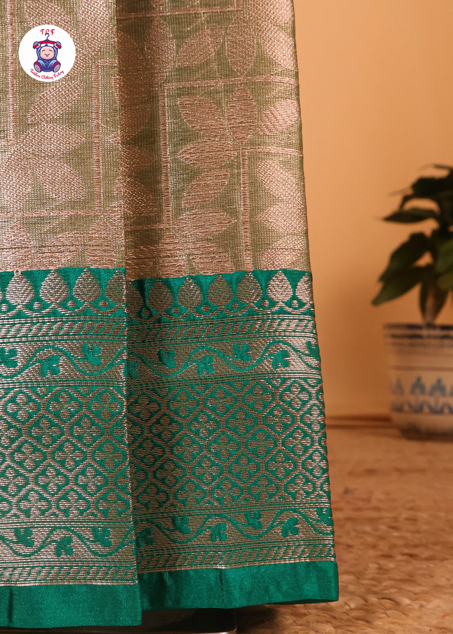 Shades of Turquoise - Long Frock