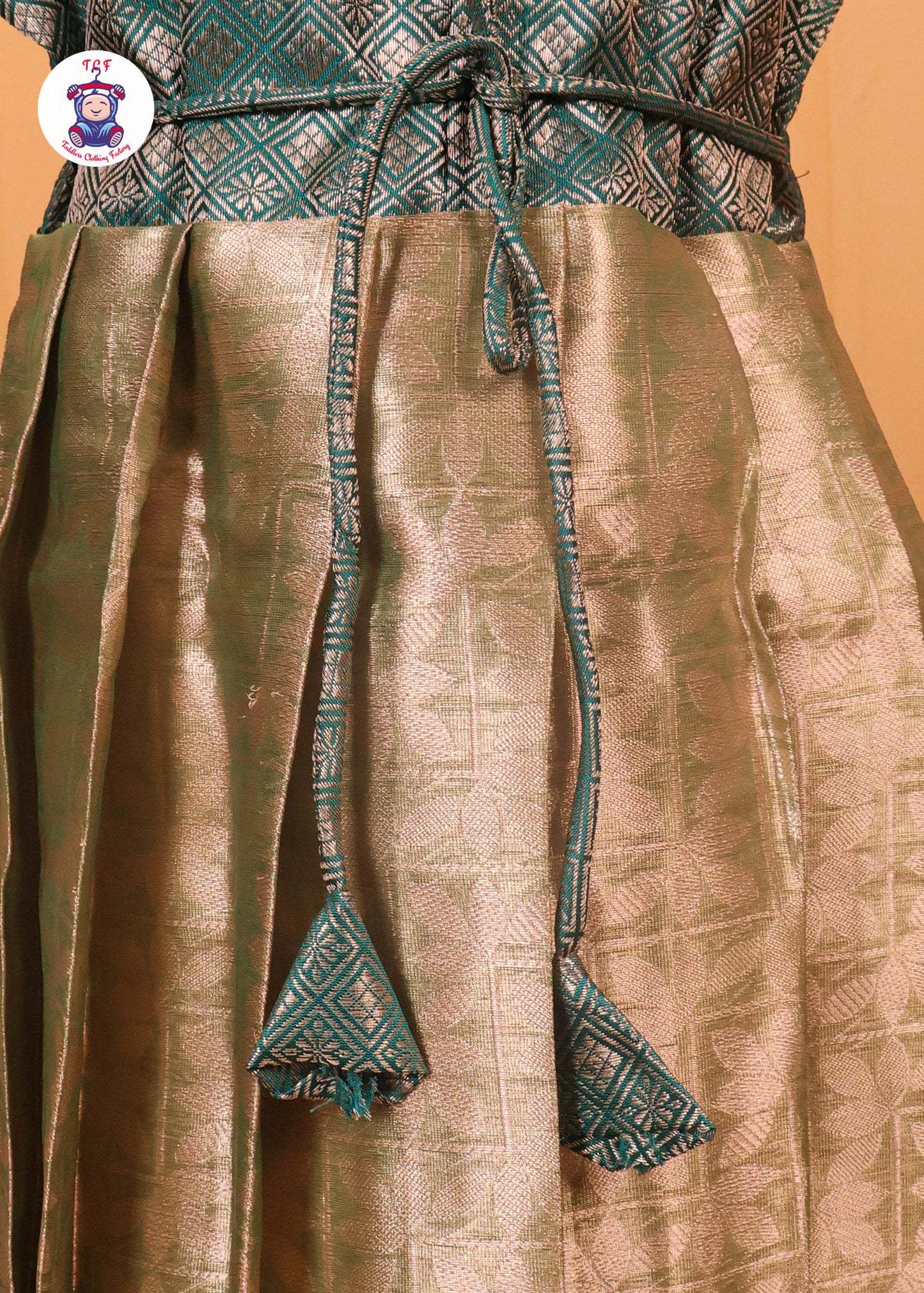 Shades of Turquoise - Long Frock