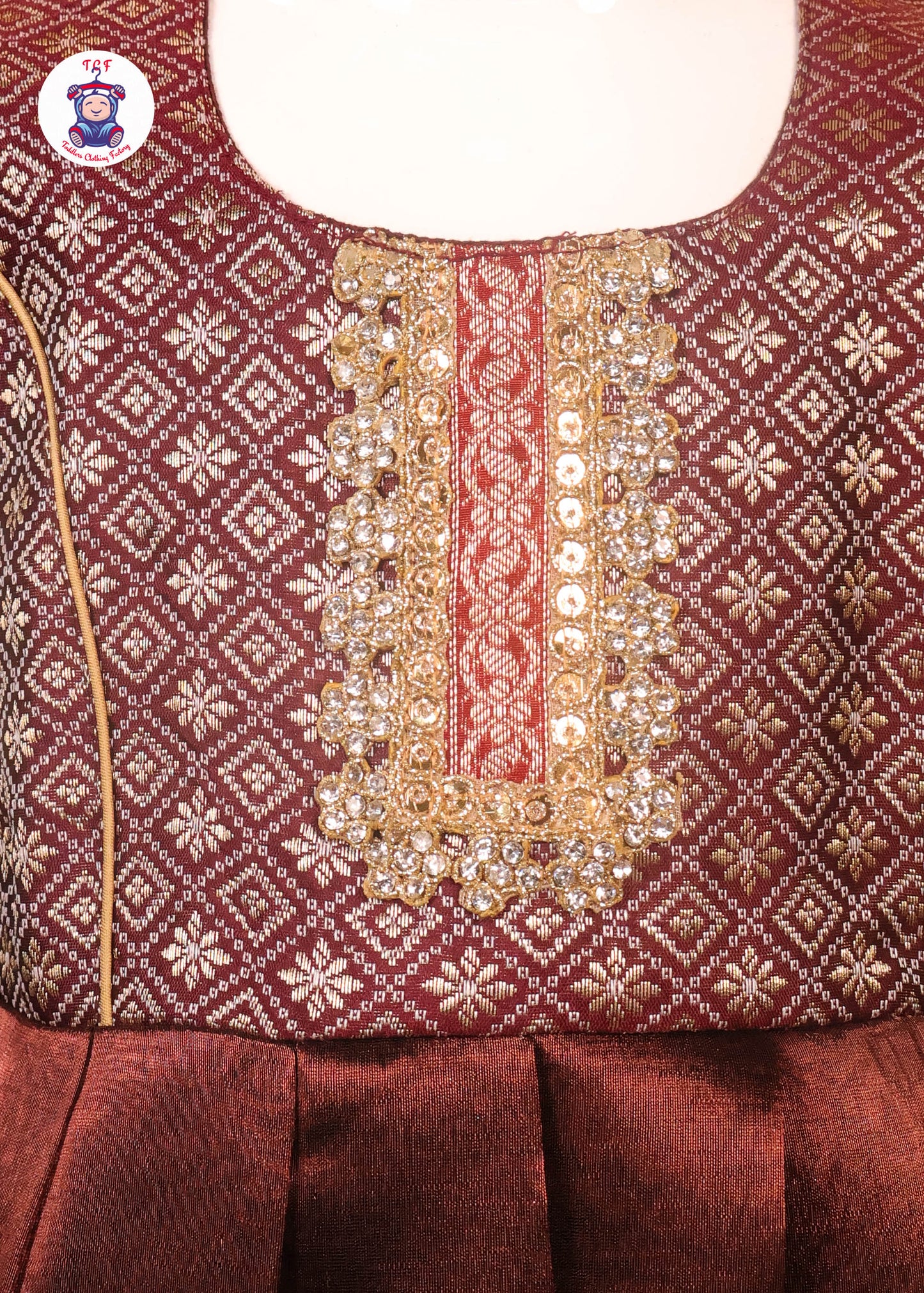 Umber Brown - Long Frock