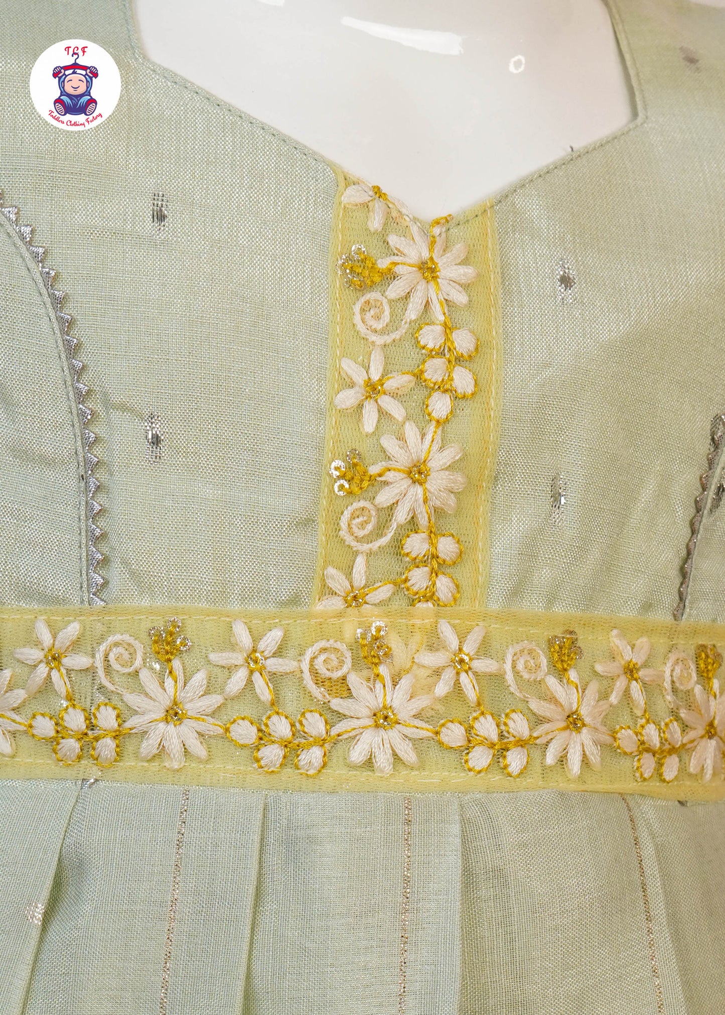 Pastel Green - Long Frock