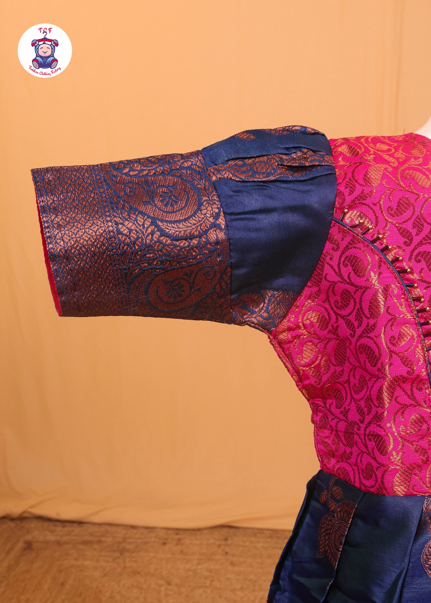 Pink & Blue - Long Frock