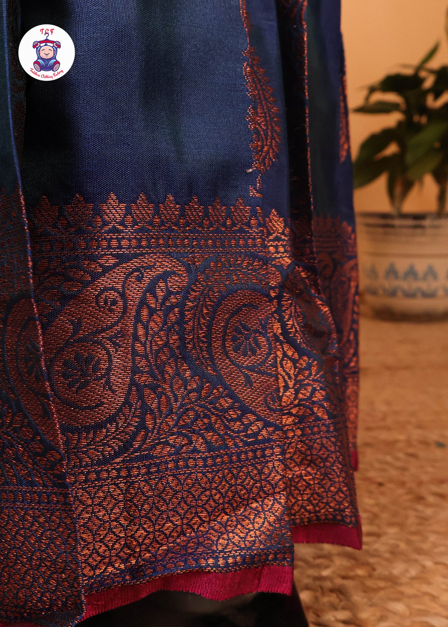 Pink & Blue - Long Frock
