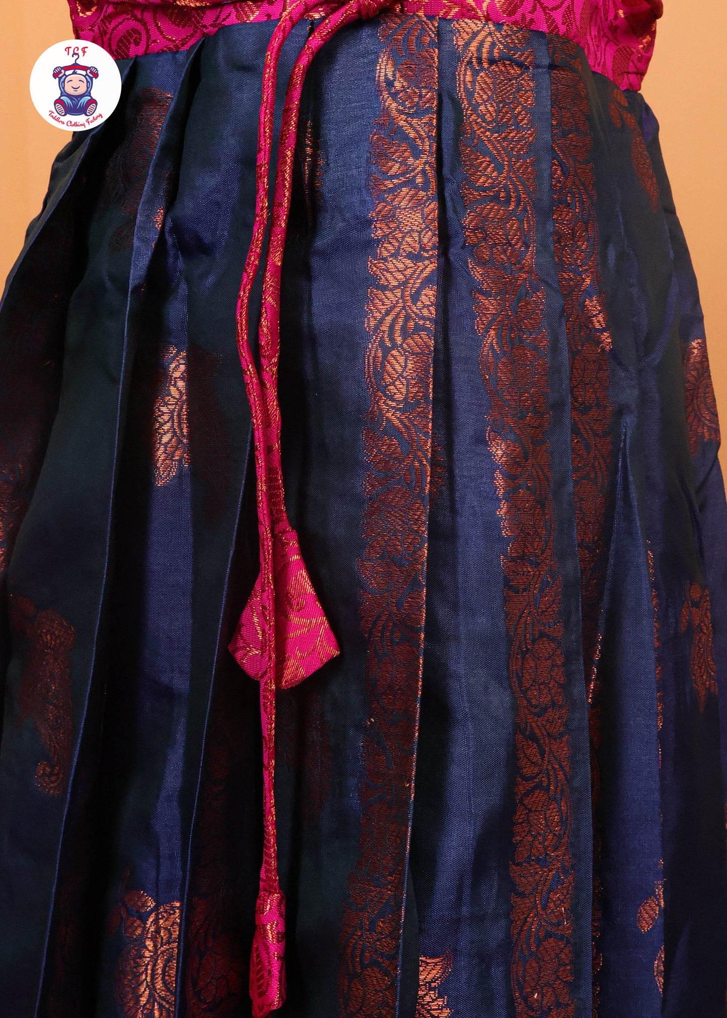 Pink & Blue - Long Frock