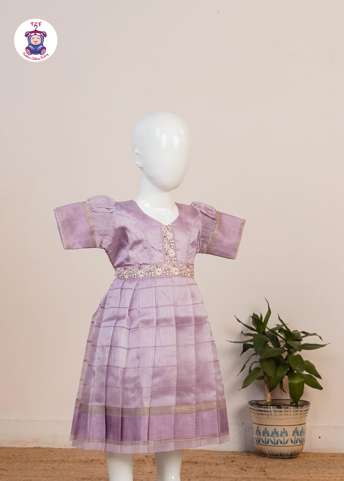 Light Violet - Long Frock