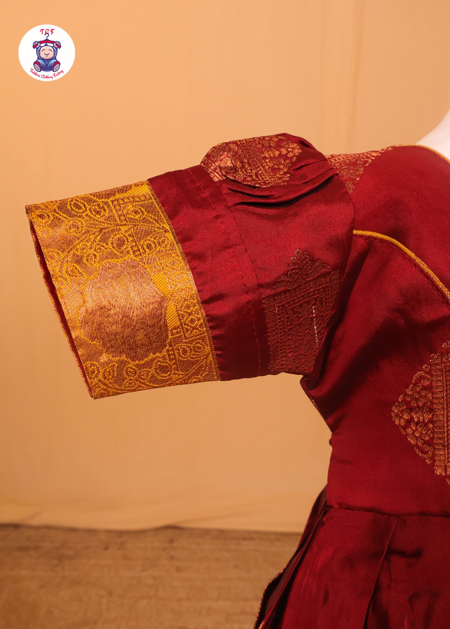 Maroon & Mustard - Long Frocks