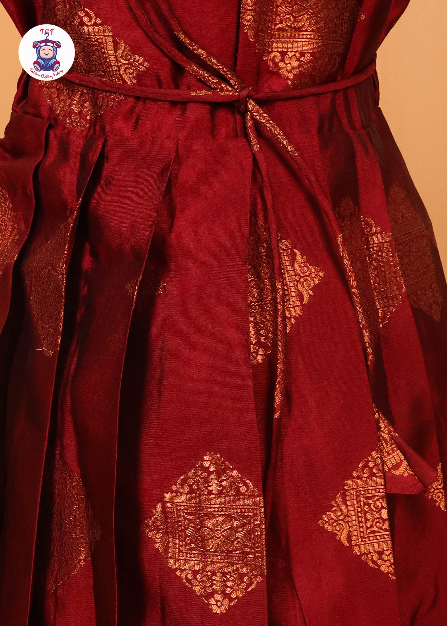 Maroon & Mustard - Long Frocks